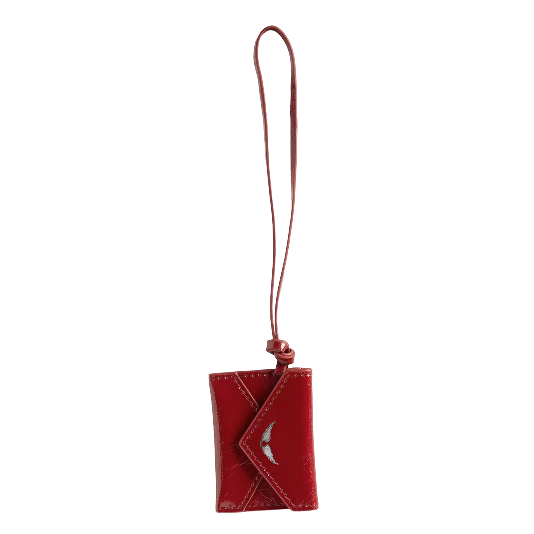 Porte-clés en cuir love ZADIG&VOLTAIRE Rouge