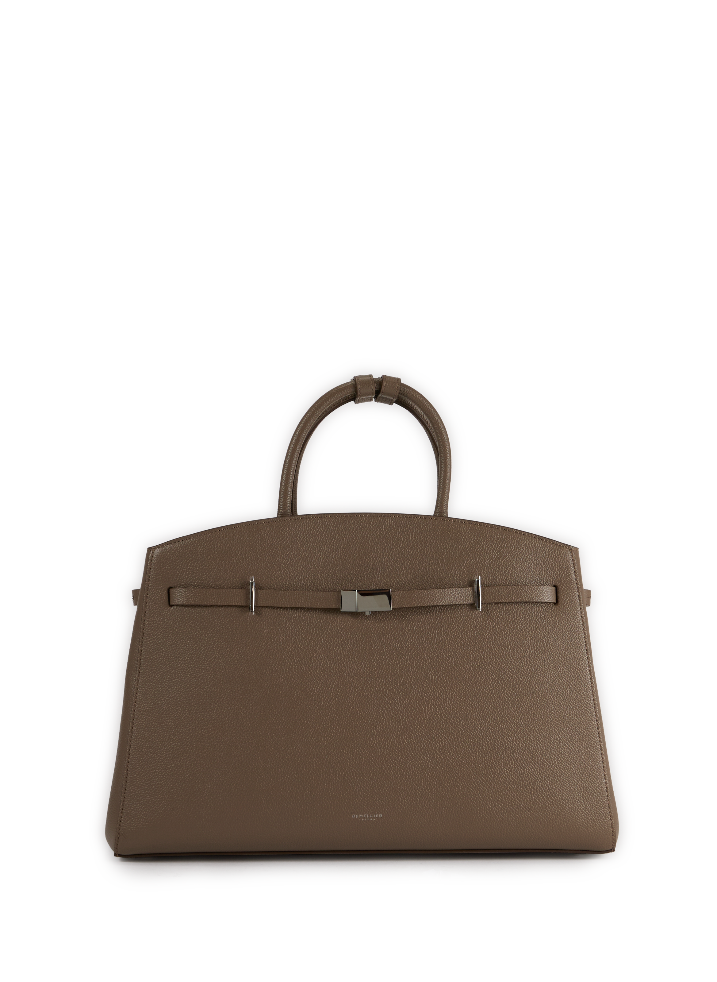 Sac cabas Midi Hudson en cuir DEMELLIER LONDON Marron