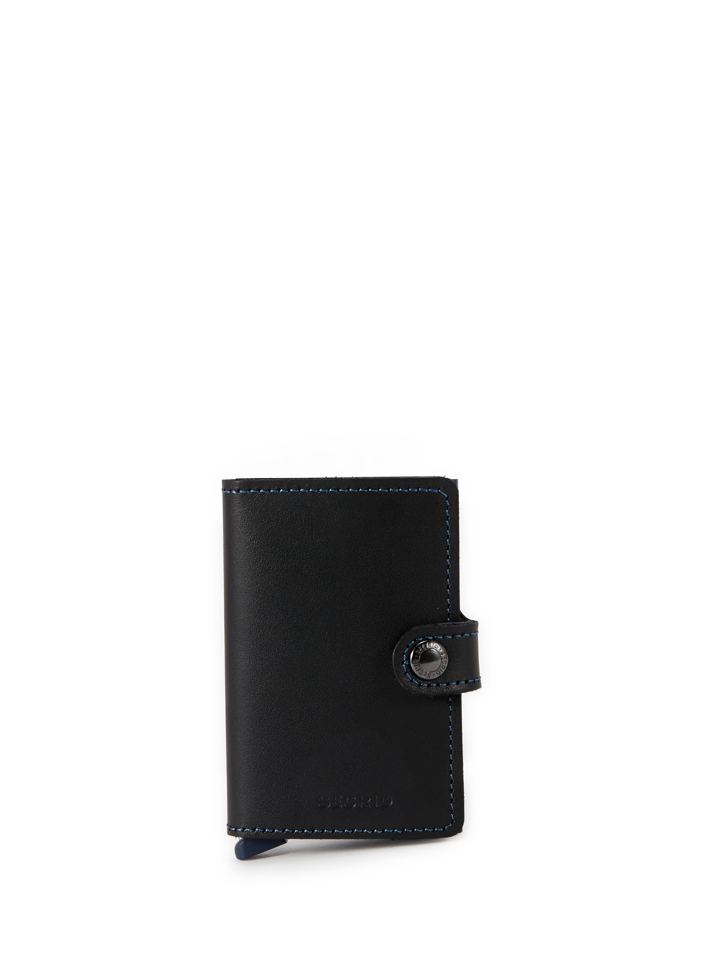 Mini leather blend cardholder SECRID Blue