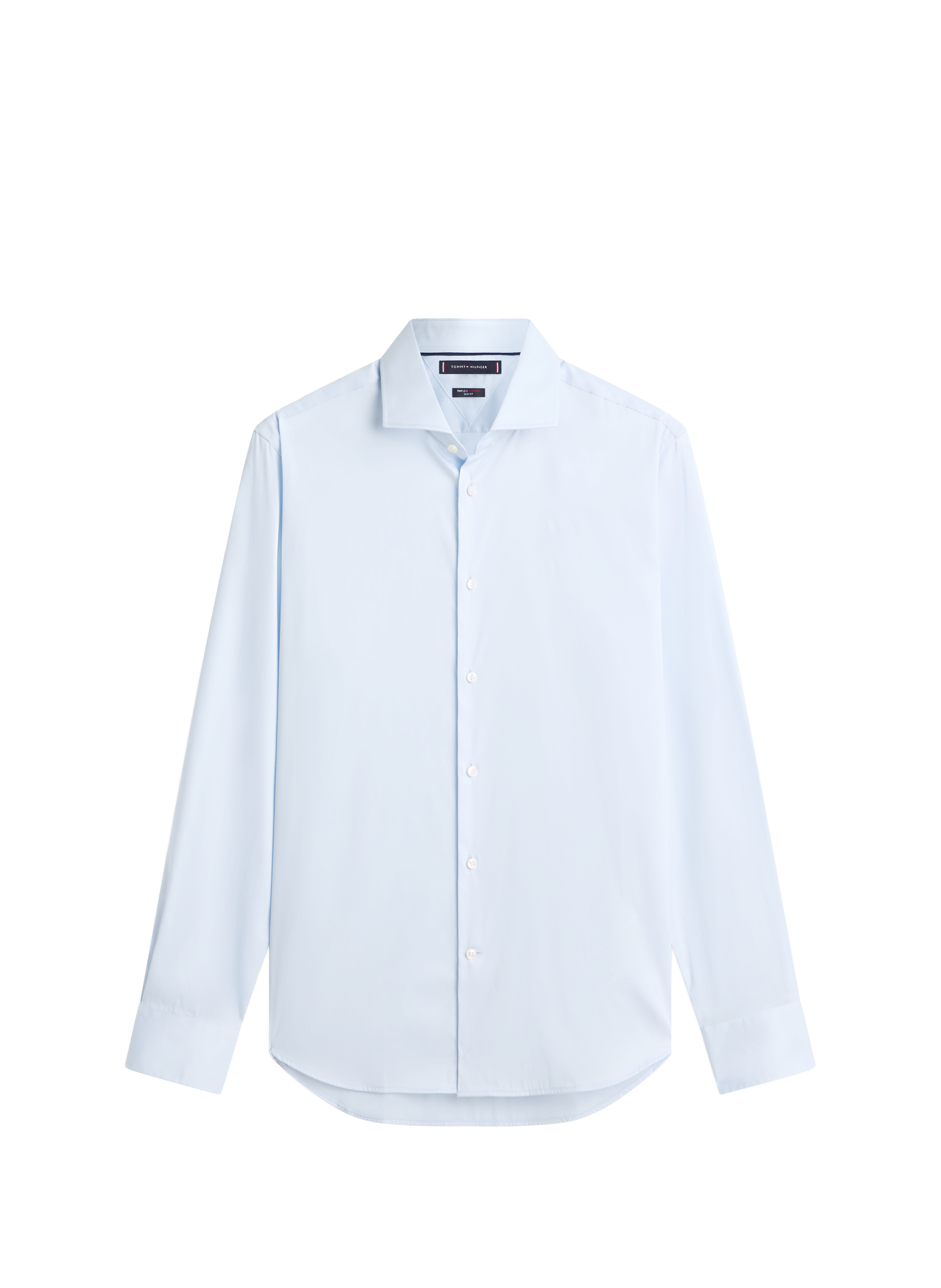 Straight cotton blend Shirt TOMMY HILFIGER Blue