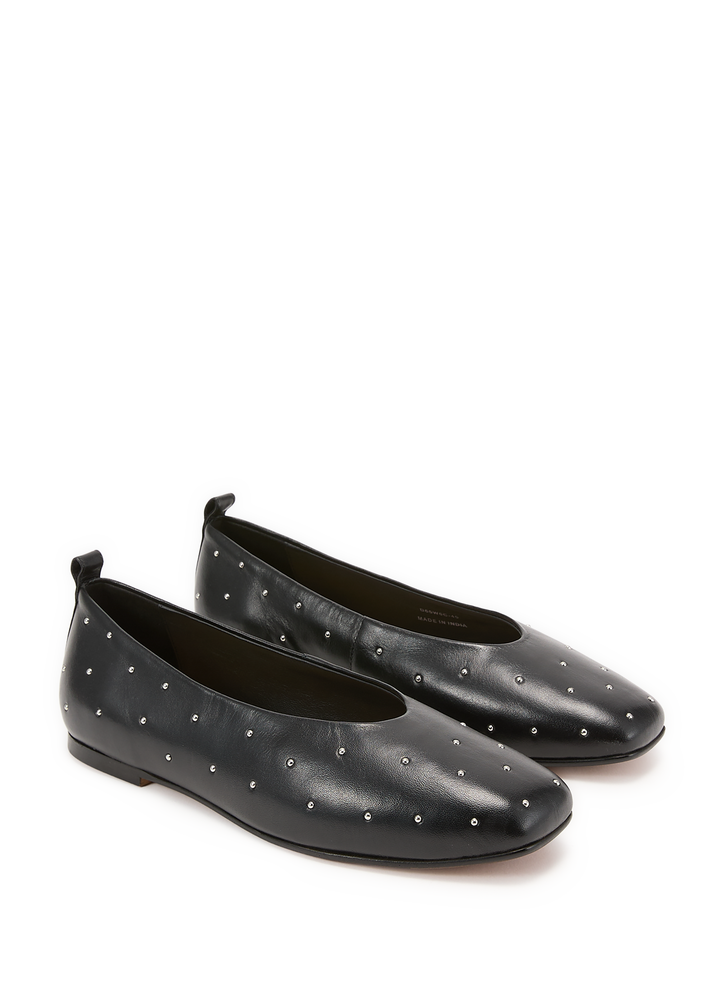 Ballerines en cuir mélangé GEOX Noir