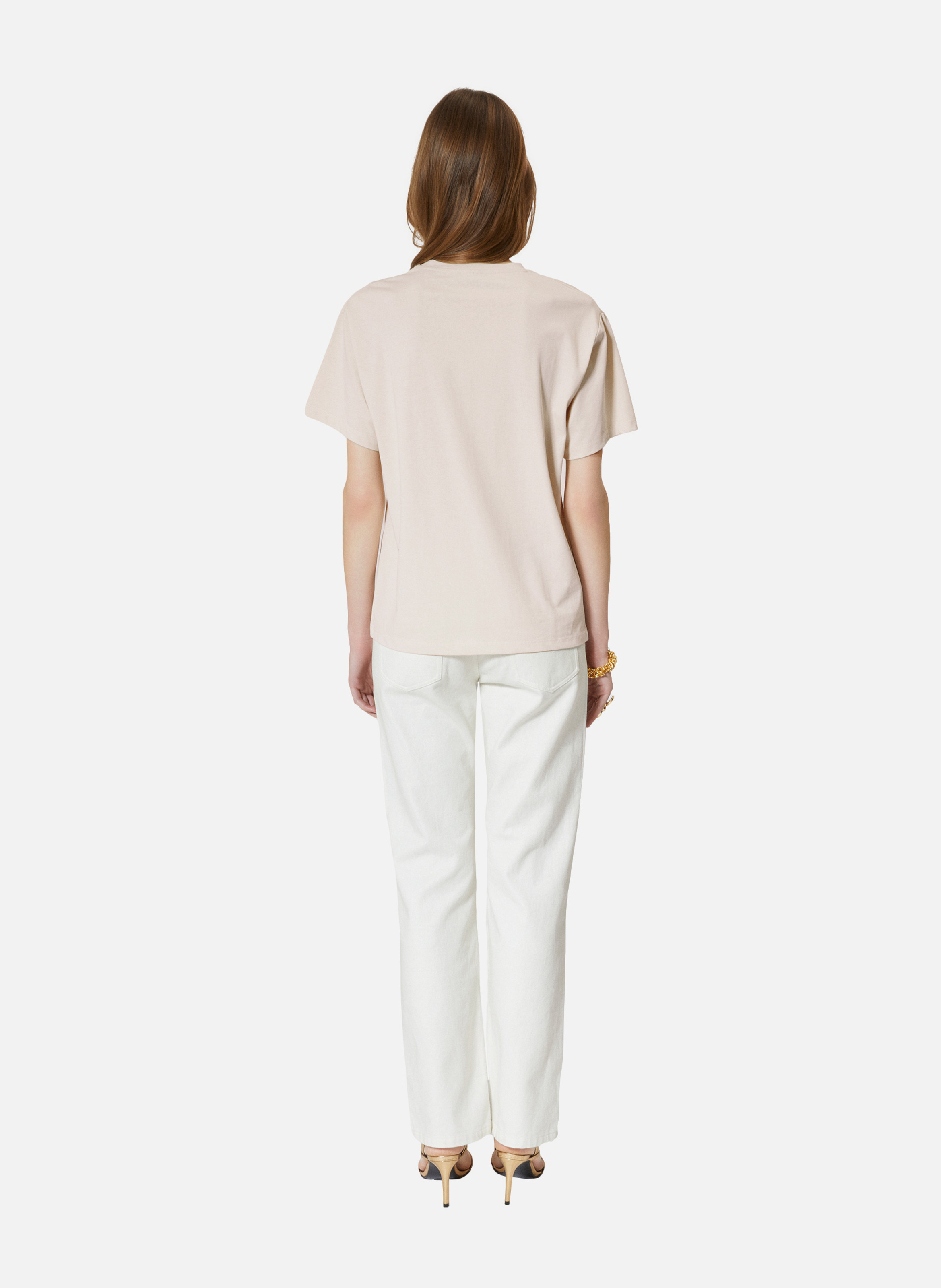 T-shirt avec sérigraphie THE KOOPLES Beige