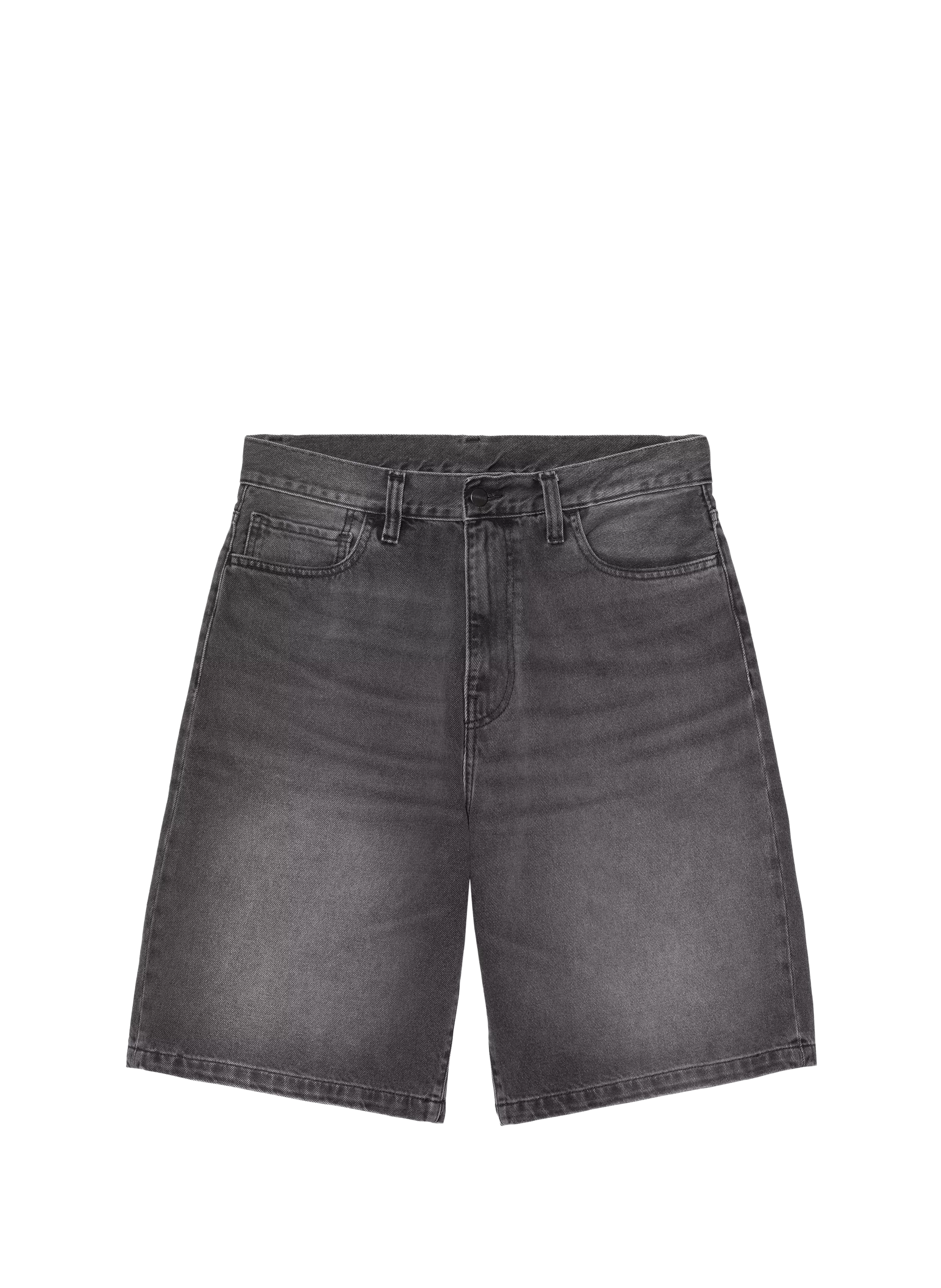 Wide-leg denim shorts CARHARTT WIP Black