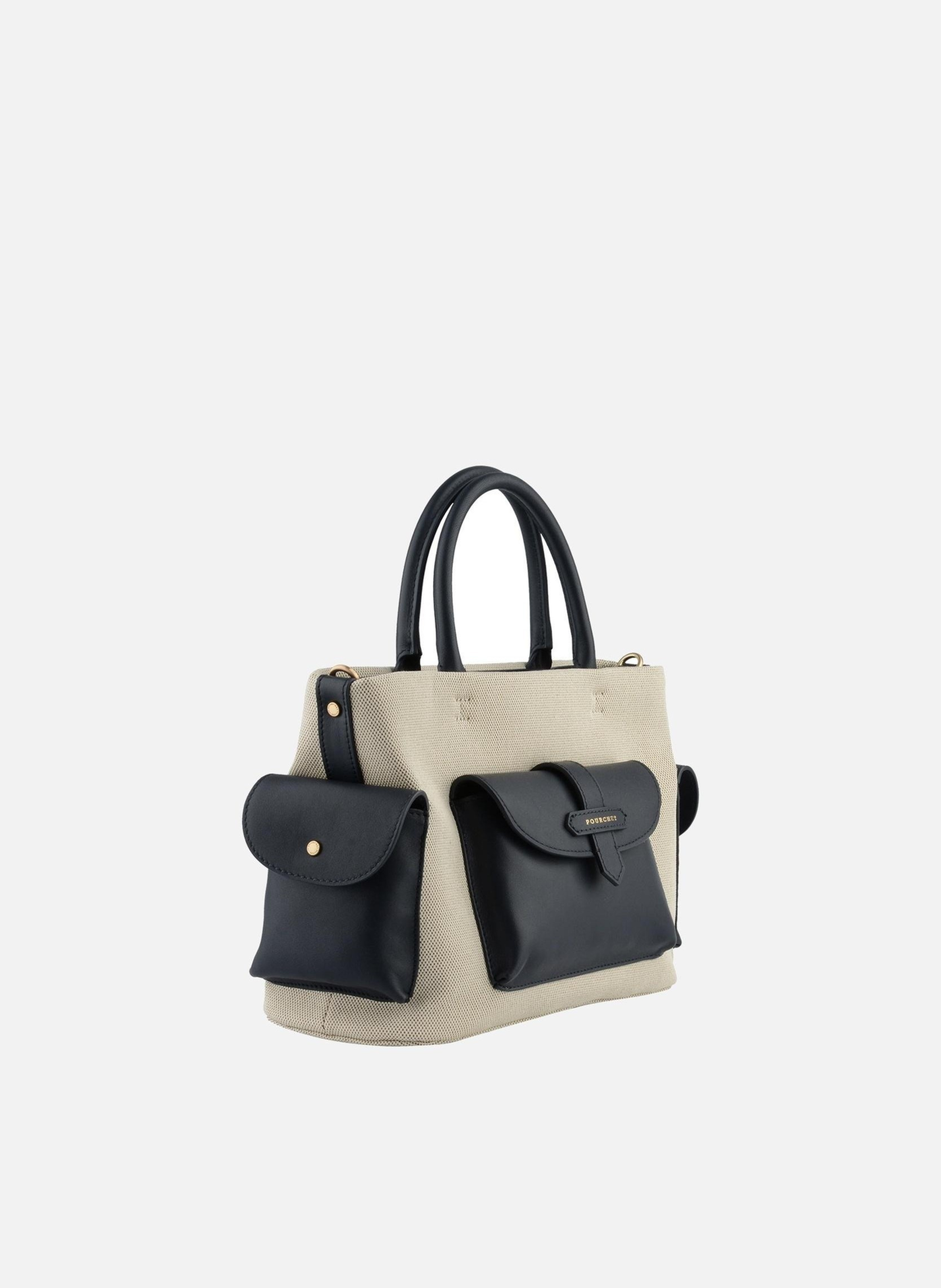 Reporter coton | sac à main POURCHET Bleu