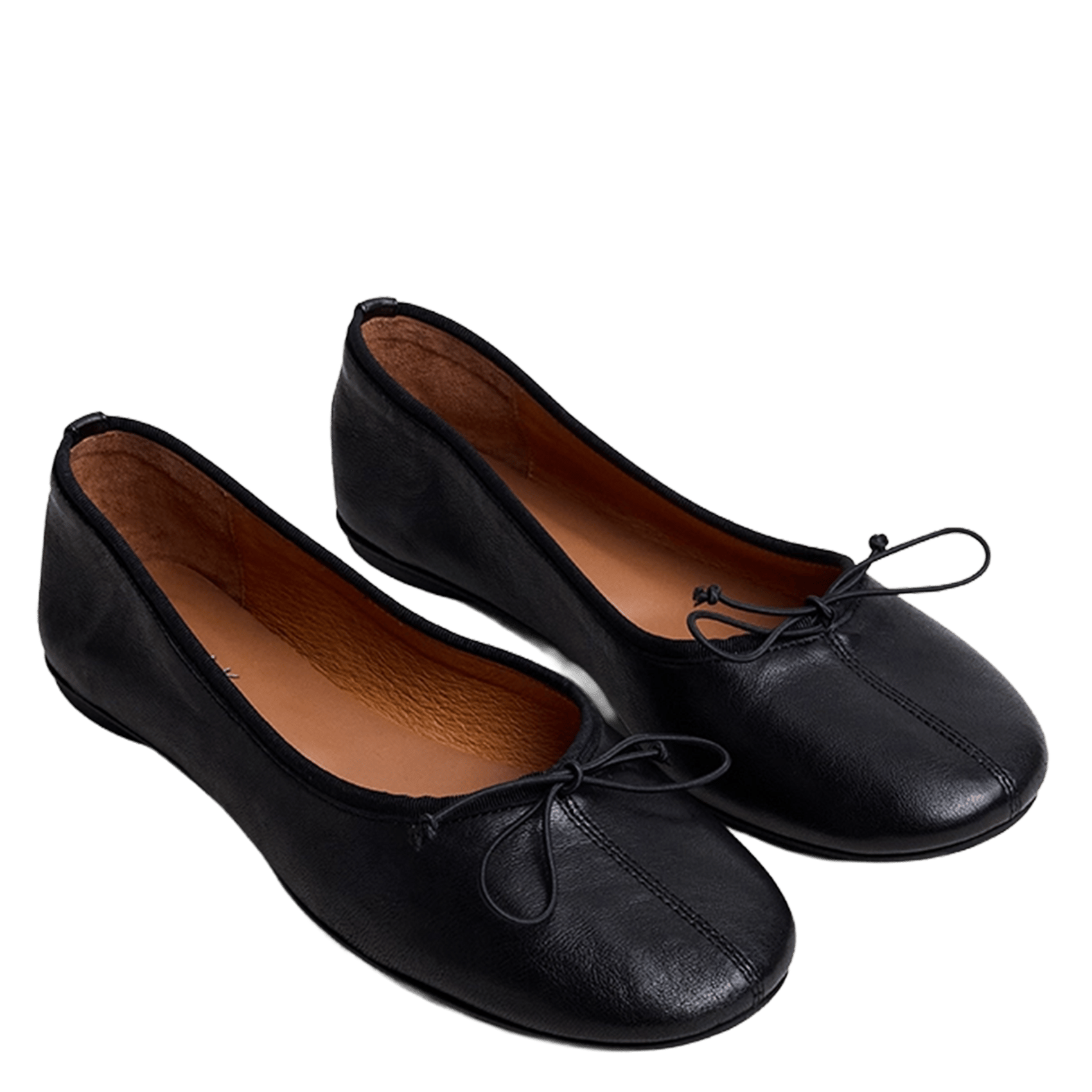 Ballerines en cuir dallette JONAK Noir