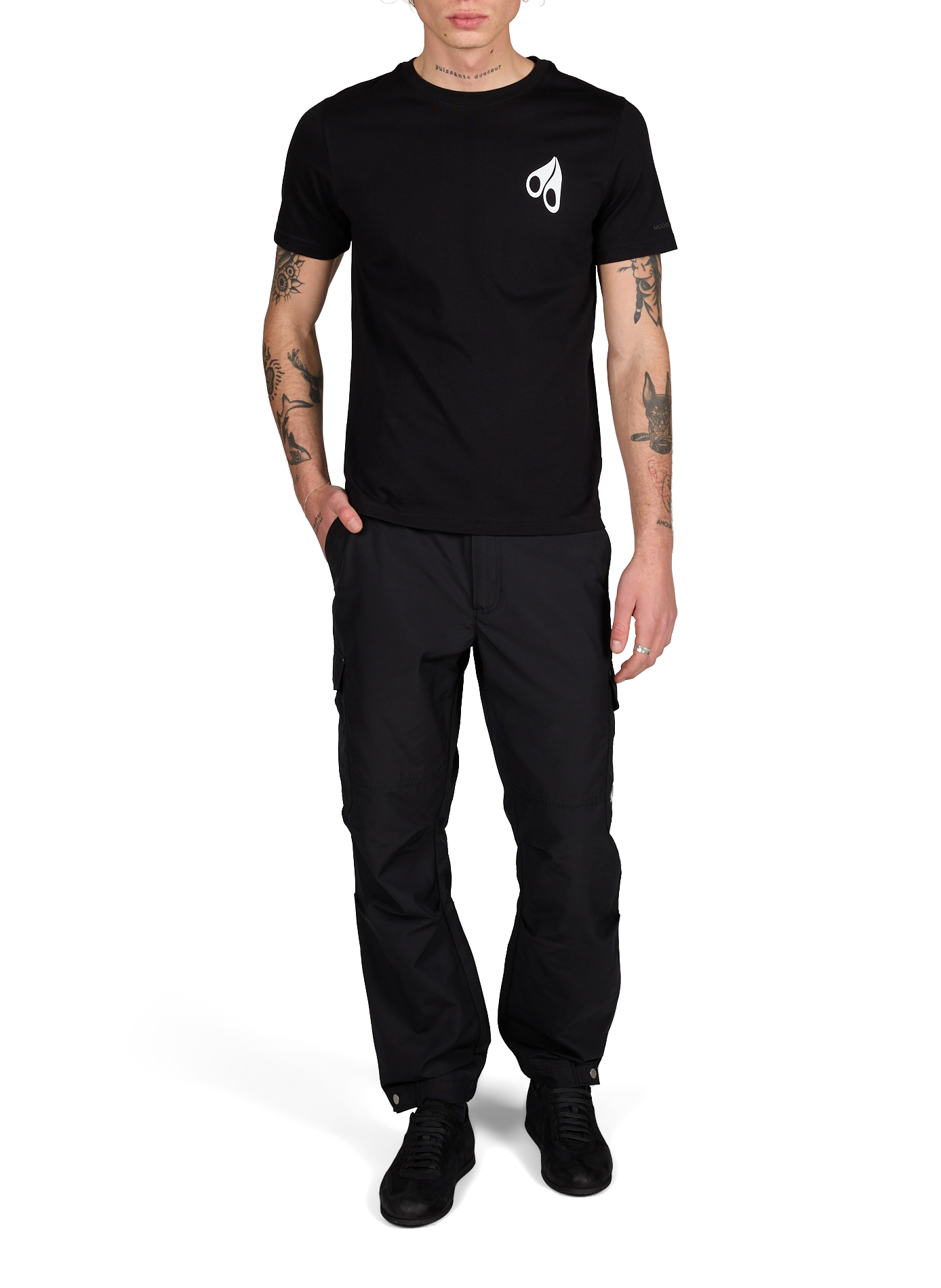 Pantalon cargo uni MOOSE KNUCKLES Noir