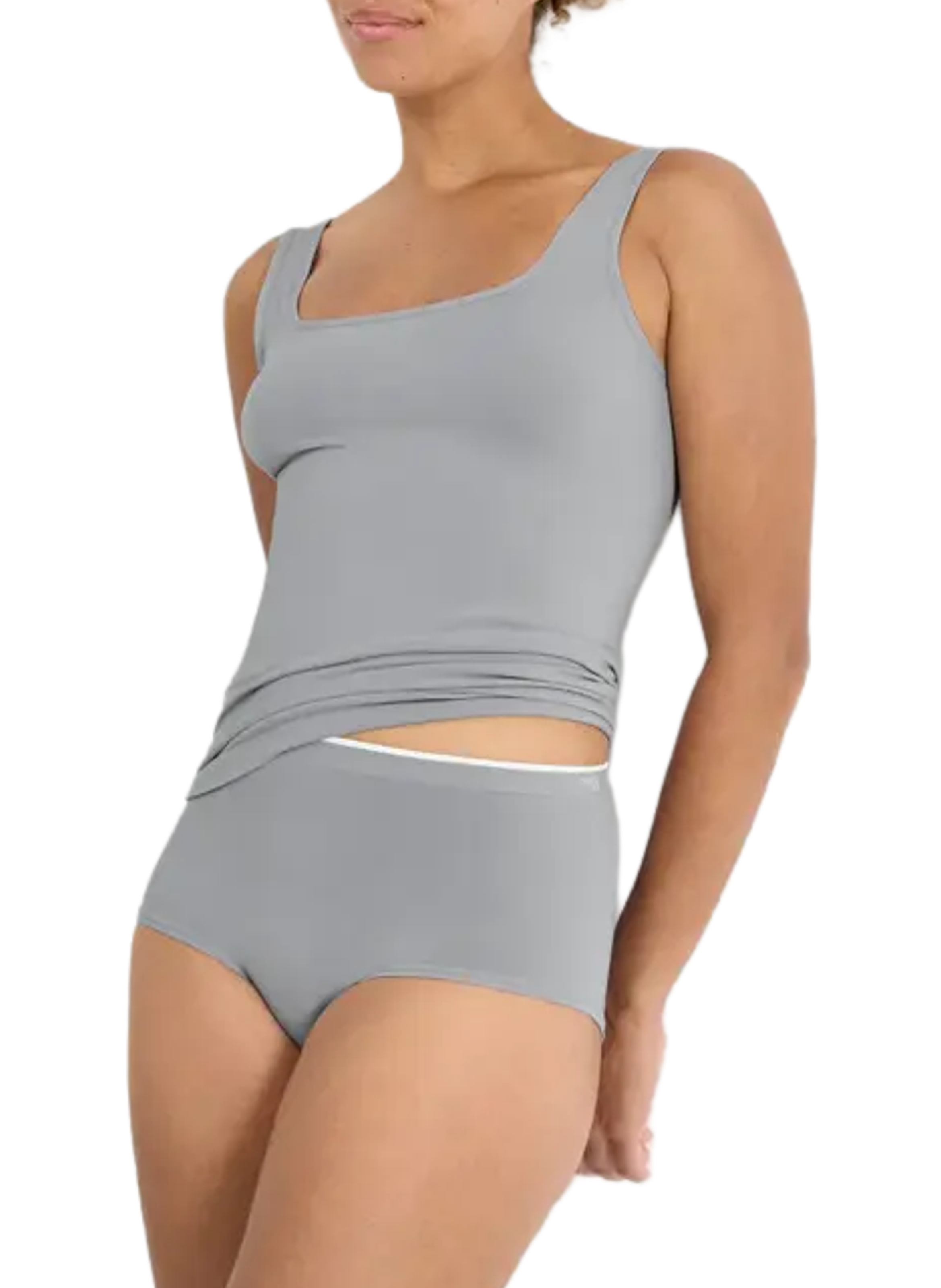 Lot de 2 culottes taille haute Go Sense SLOGGI Gris