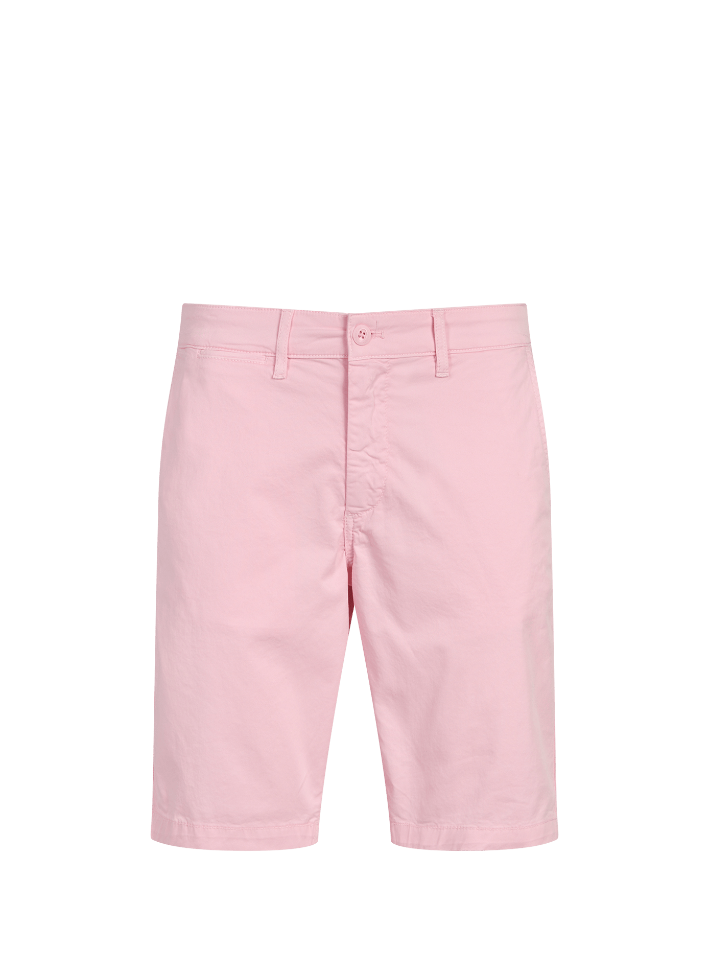Bermuda uni en coton mélangé EDEN PARK Rose