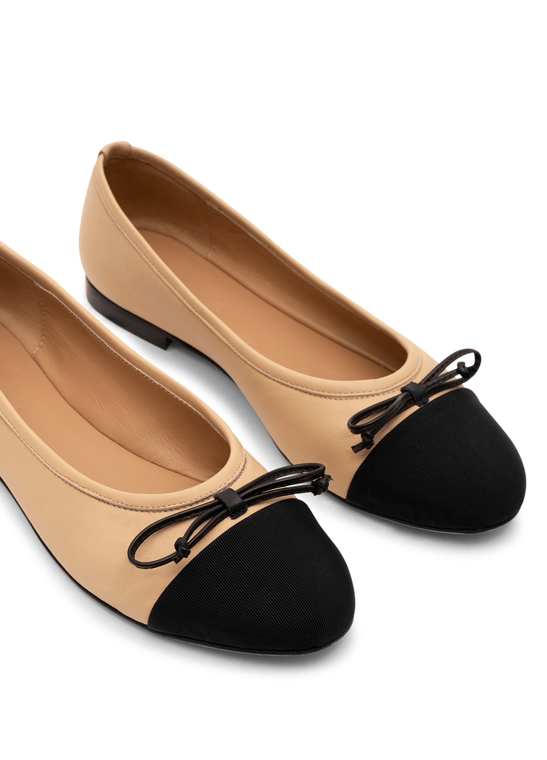 Ballerines java en nappa PARALLELE Beige