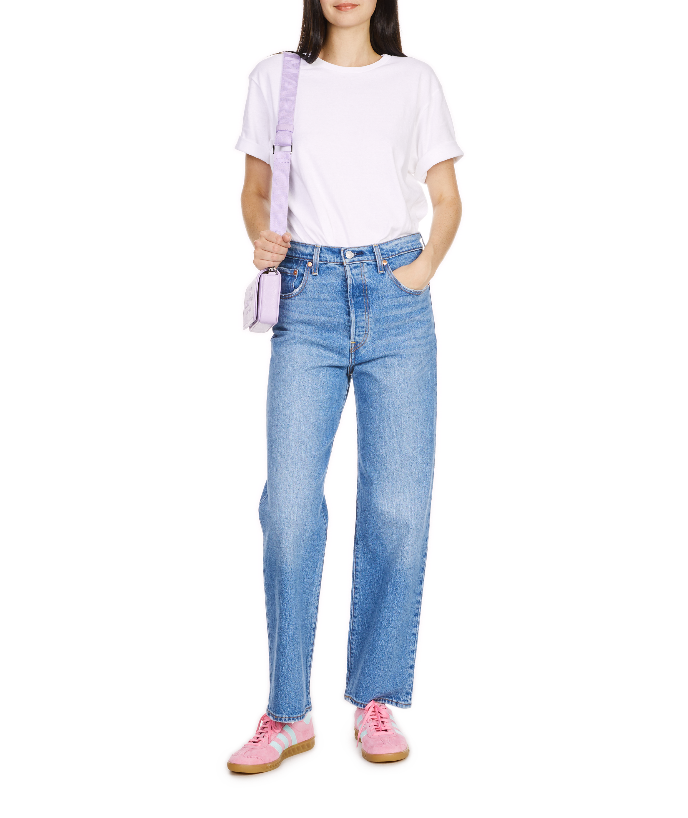 Sultan high-waisted straight jeans LEVI'S Blue