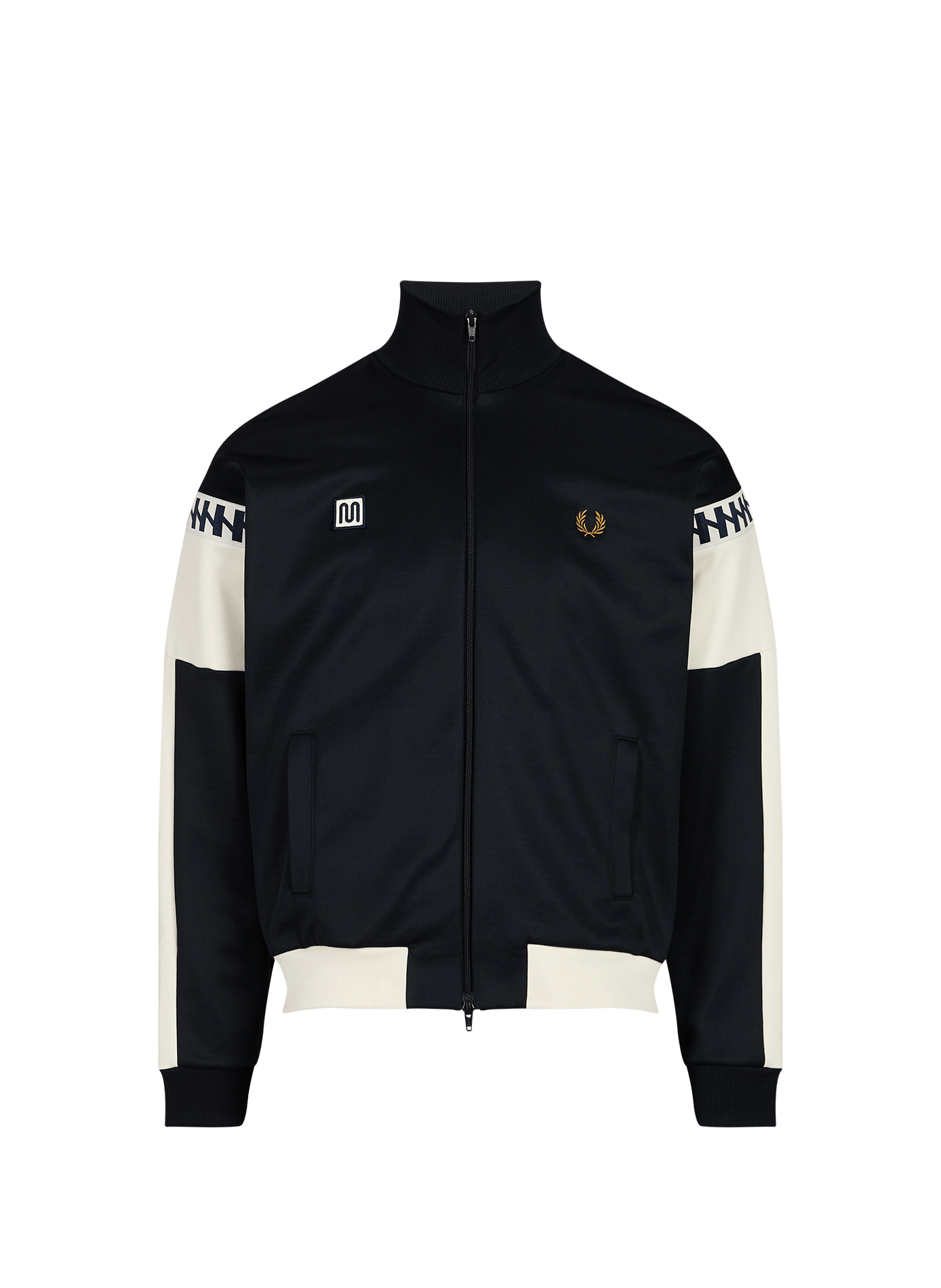 Veste de survêtement à empiècements contrastants  FRED PERRY Bleu