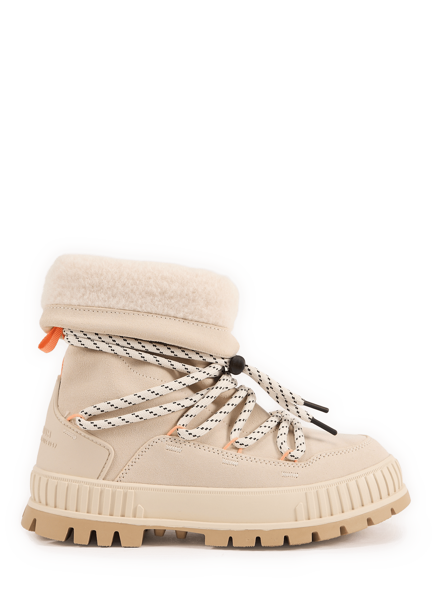 Ankle boots with silver tips PALLADIUM Beige