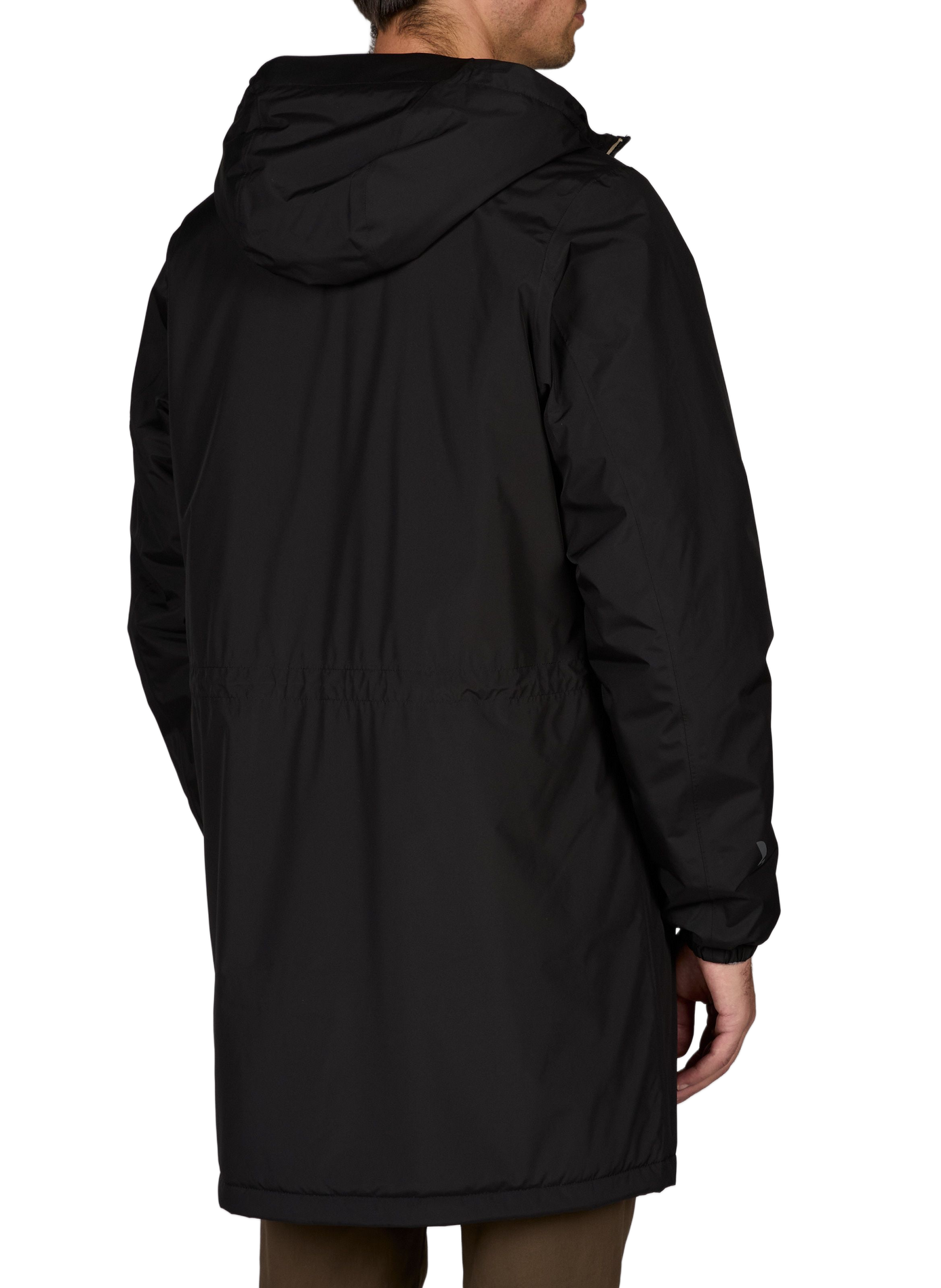 Mid-length parka with oversized hood AIGLE Black