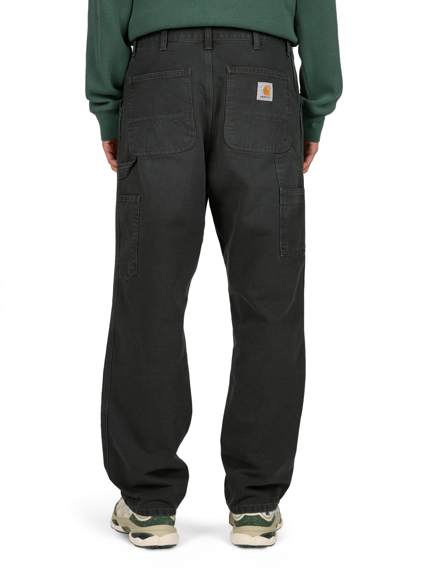 Pantalon uni en coton CARHARTT WIP Vert