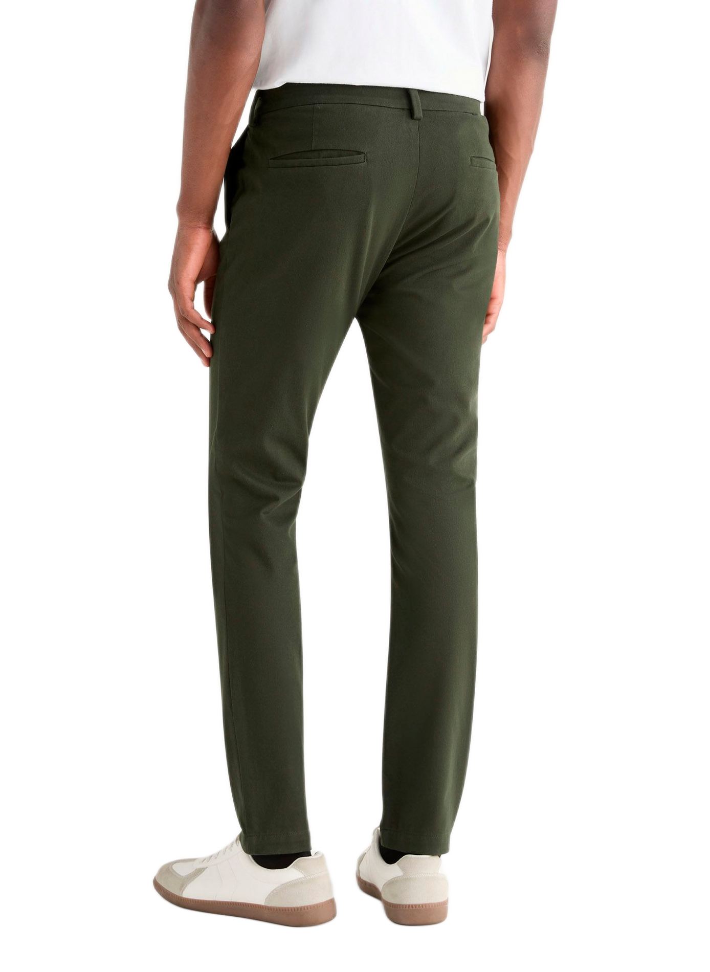 Pantalon chino en coton mélangé | Gris DOCKERS Homme