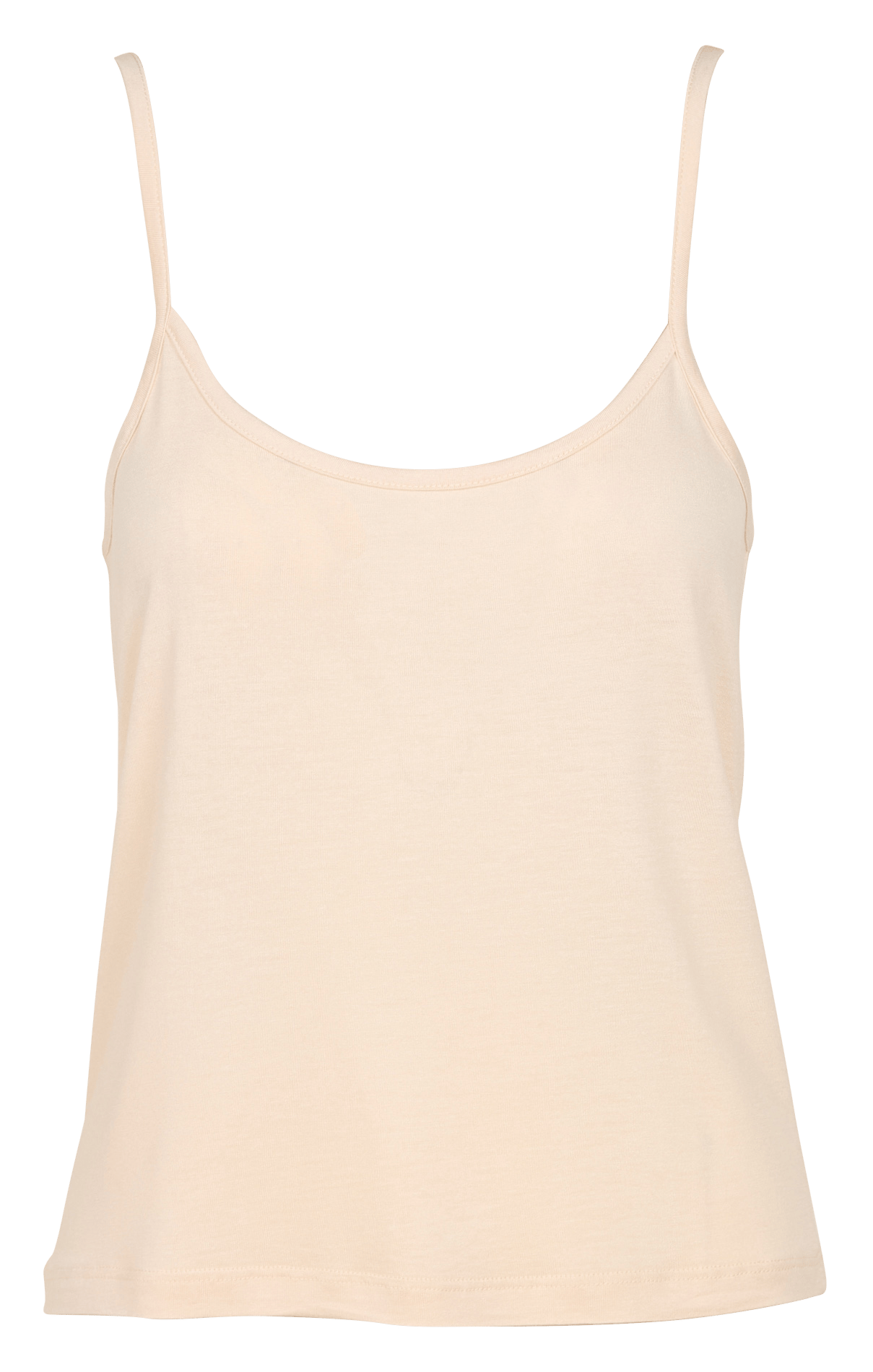 Top met dunne bandjes LA FEE MARABOUTEE Beige