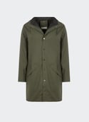 Imperméable long à capuche Long Jacket W3 Green