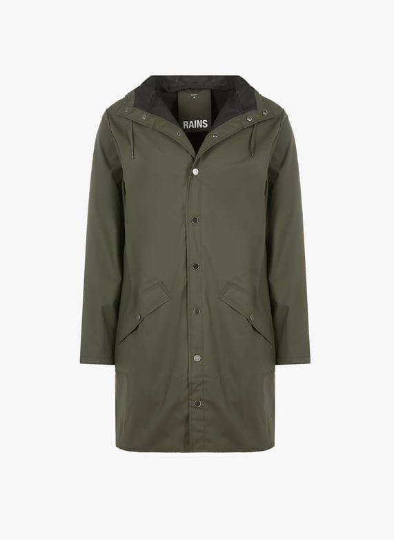 Imperméable long à capuche | Kaki by RAINS Imperméable long à capuche Kaki