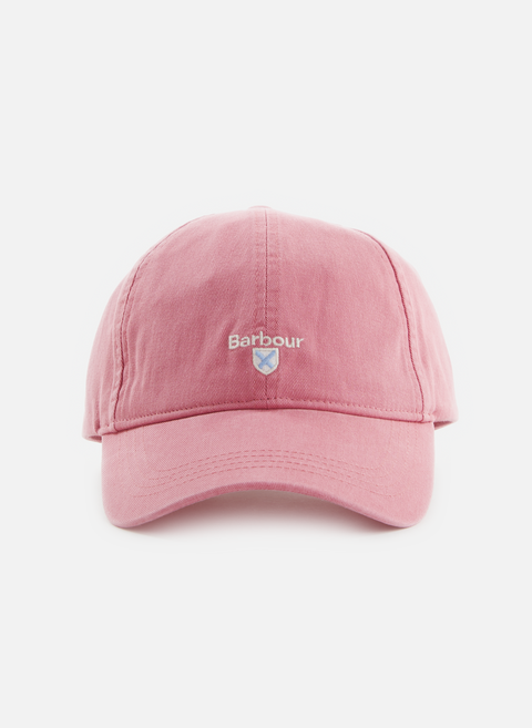 قبعة قطنية باللون الوردي BARBOUR 
