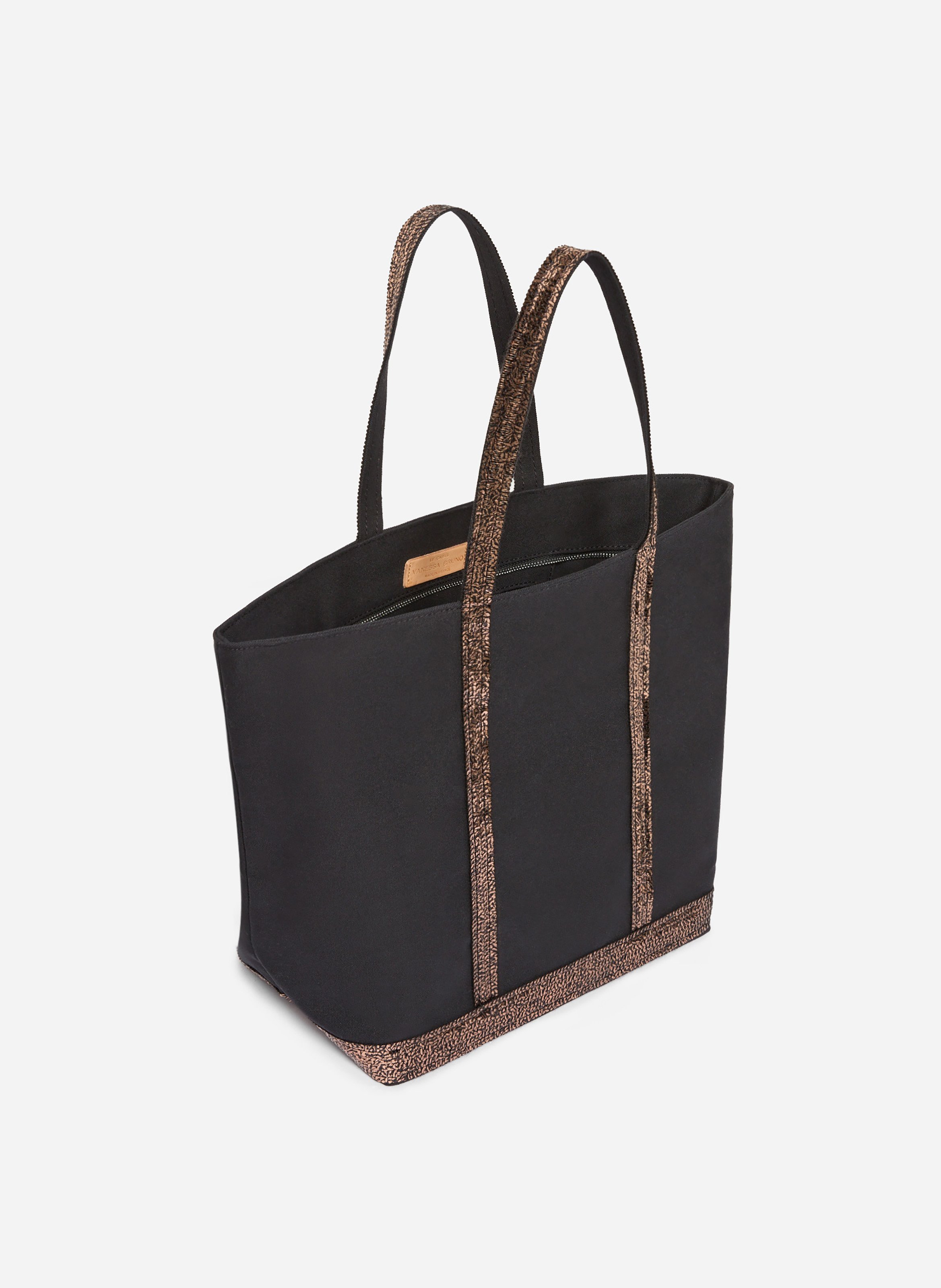 Cabas l zippé en toile VANESSA BRUNO Noir