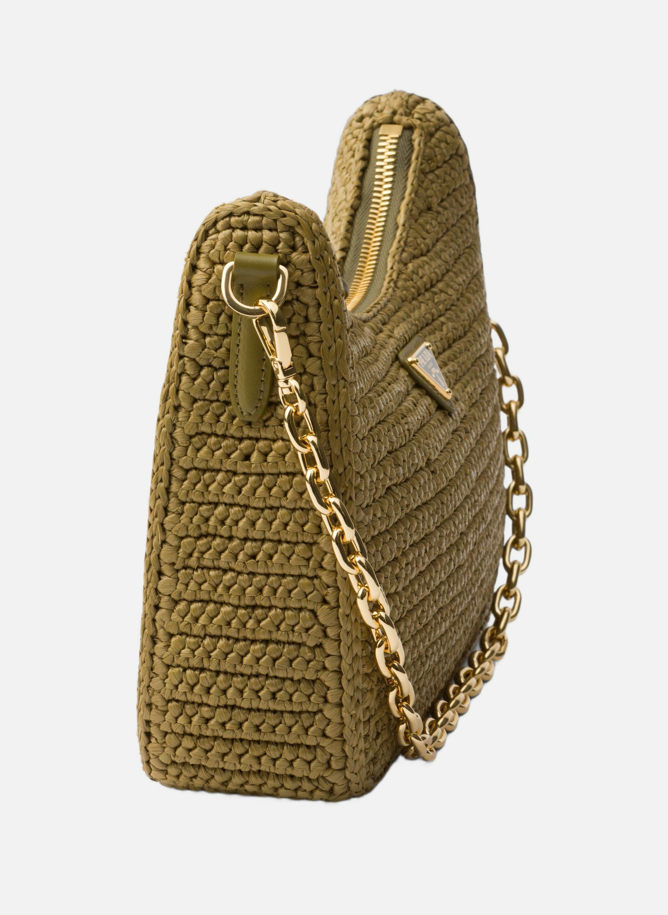 Sac en crochet prada re-edition 2005 PRADA Vert