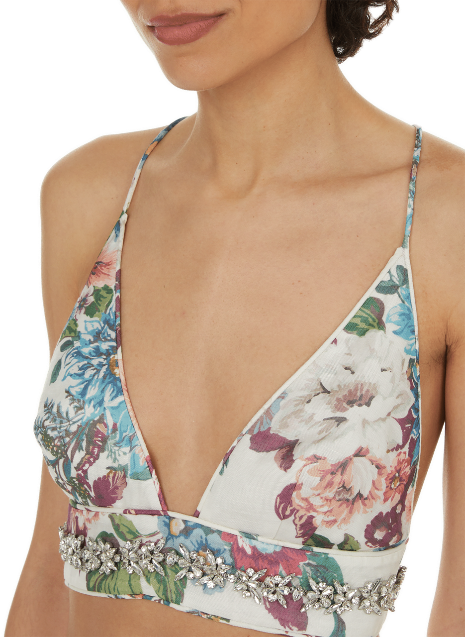 Natural fibre fascinator SAISON 1865 Beige