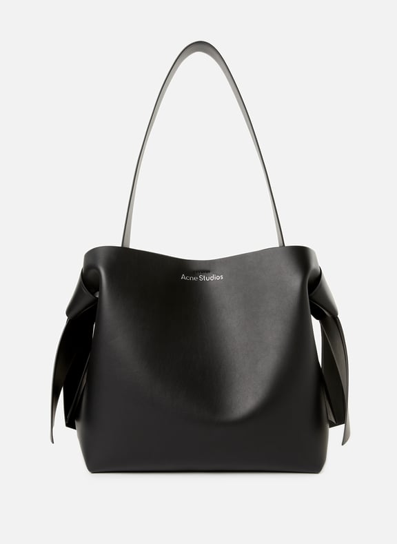 Musubi Midi leather bag Black by ACNE STUDIOS ACNE STUDIOS Musubi Midi leather bag Black