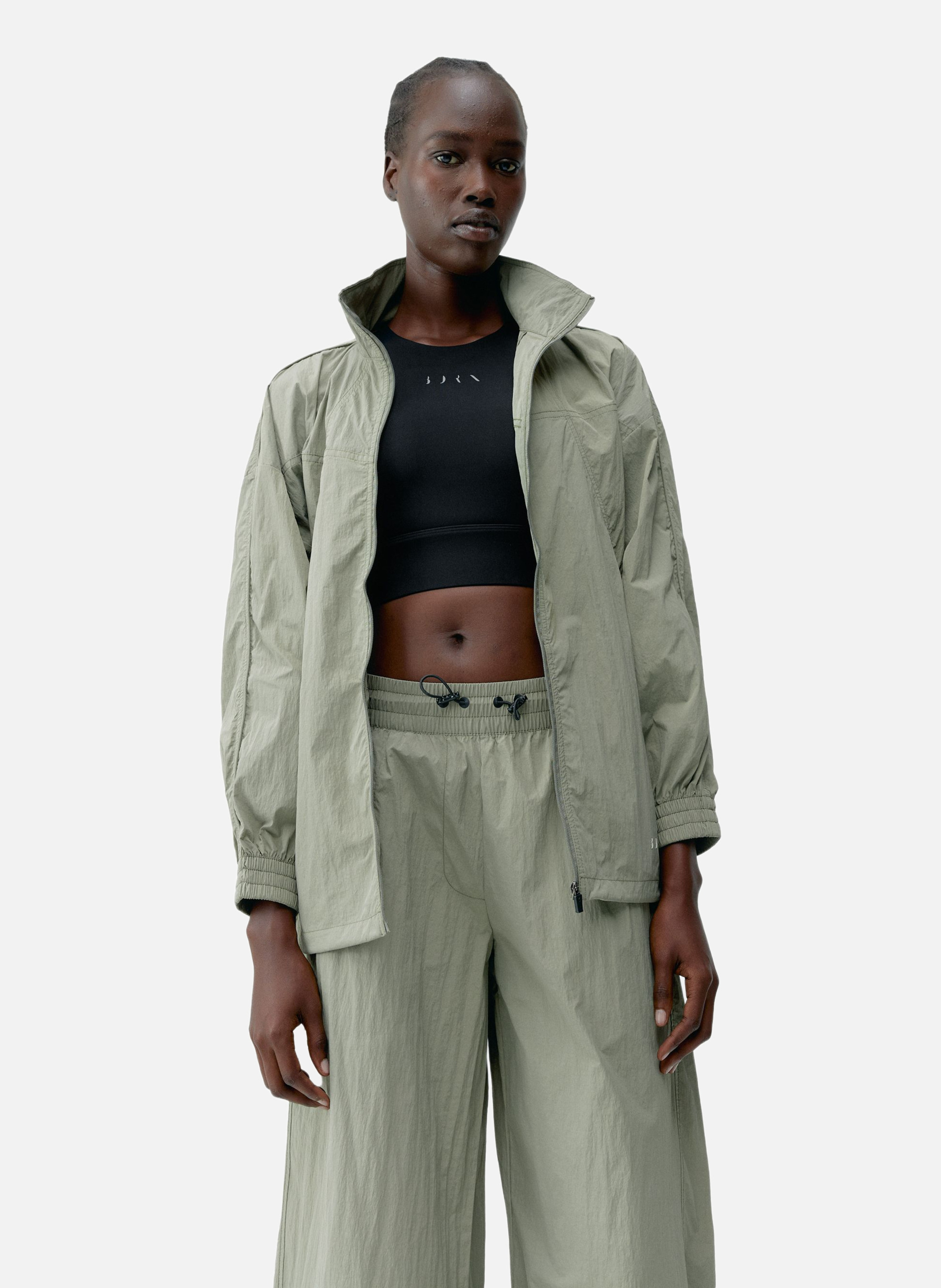 Veste de sport zippée performance athleisure amara BORN LIVING YOGA Vert