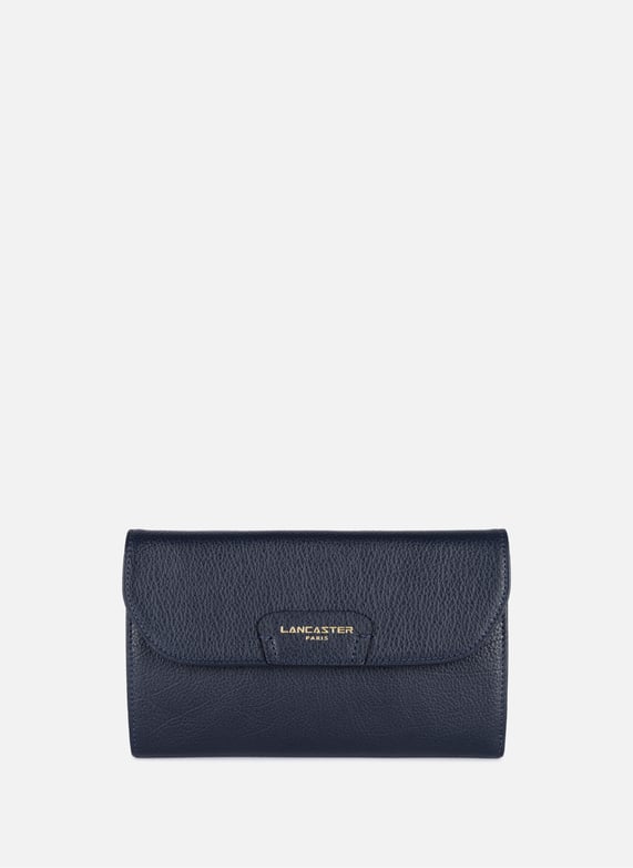 Back to back organizer wallet - Dune | Blue by LANCASTER Back to back organizer wallet - Dune Blue