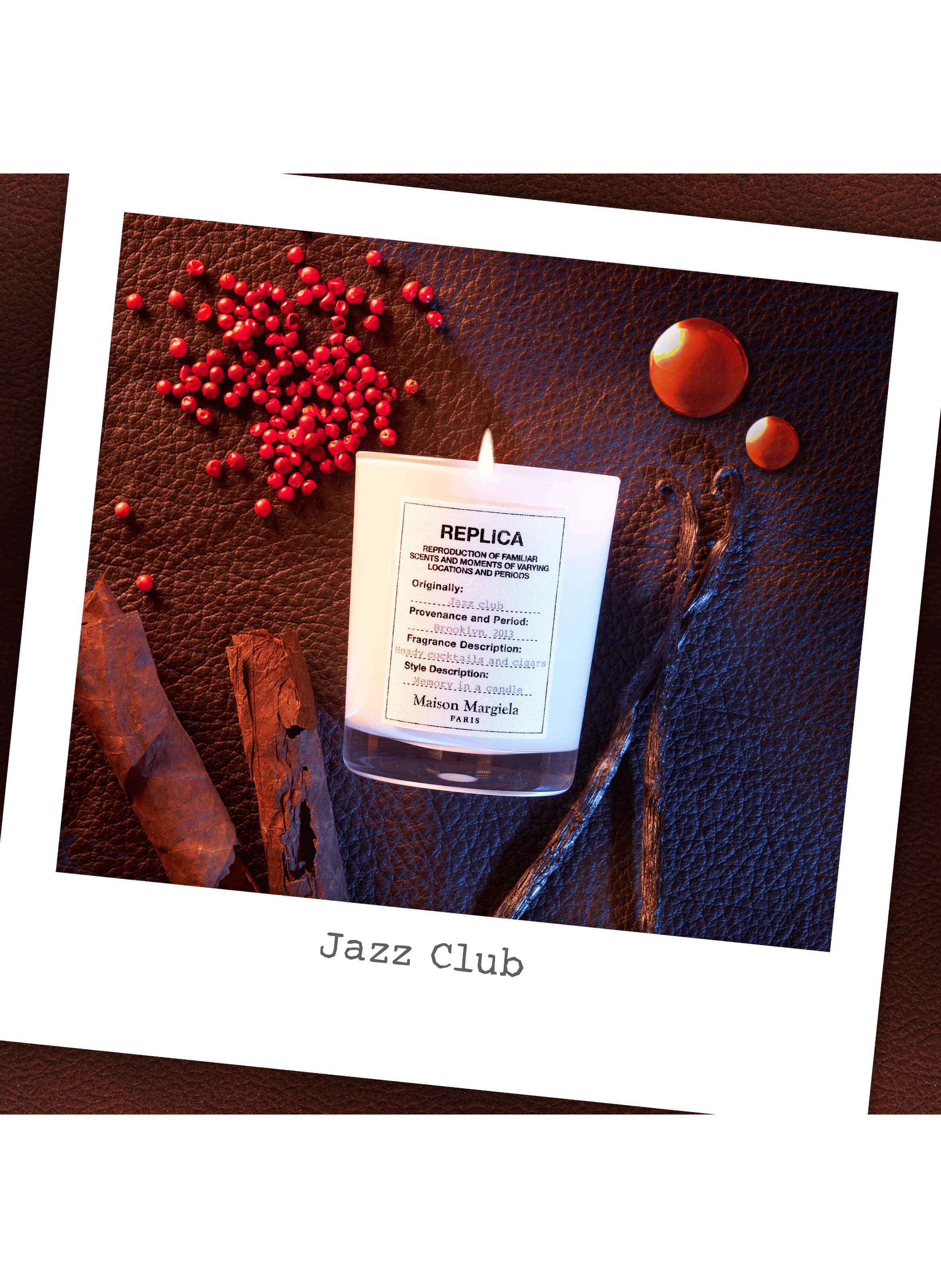 Scented candle REPLICA Jazz Club MAISON MARGIELA No color