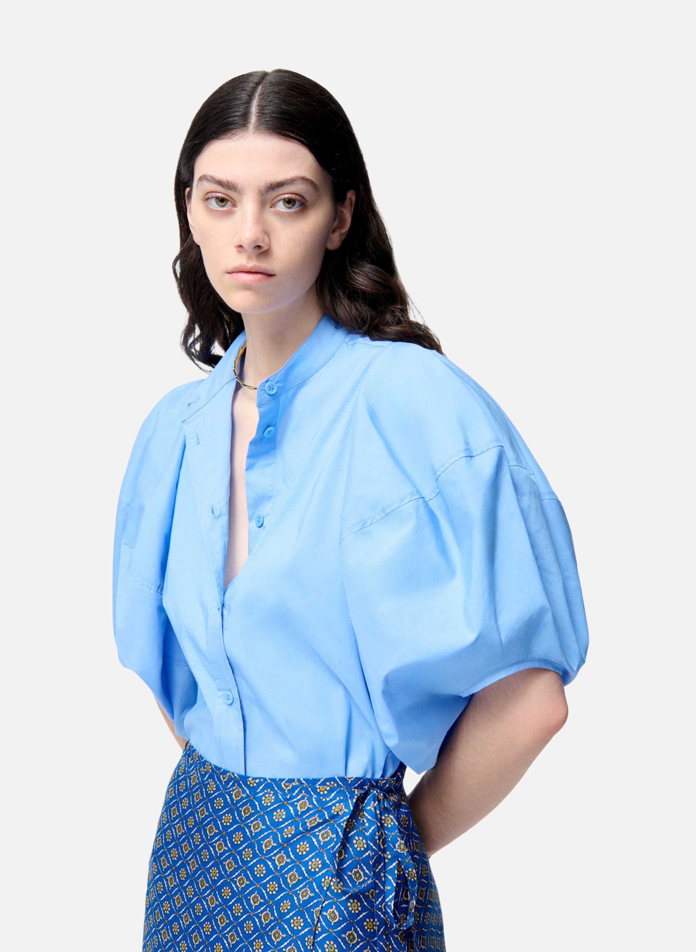 VANESSA BRUNO Chemiser felicie Bleu