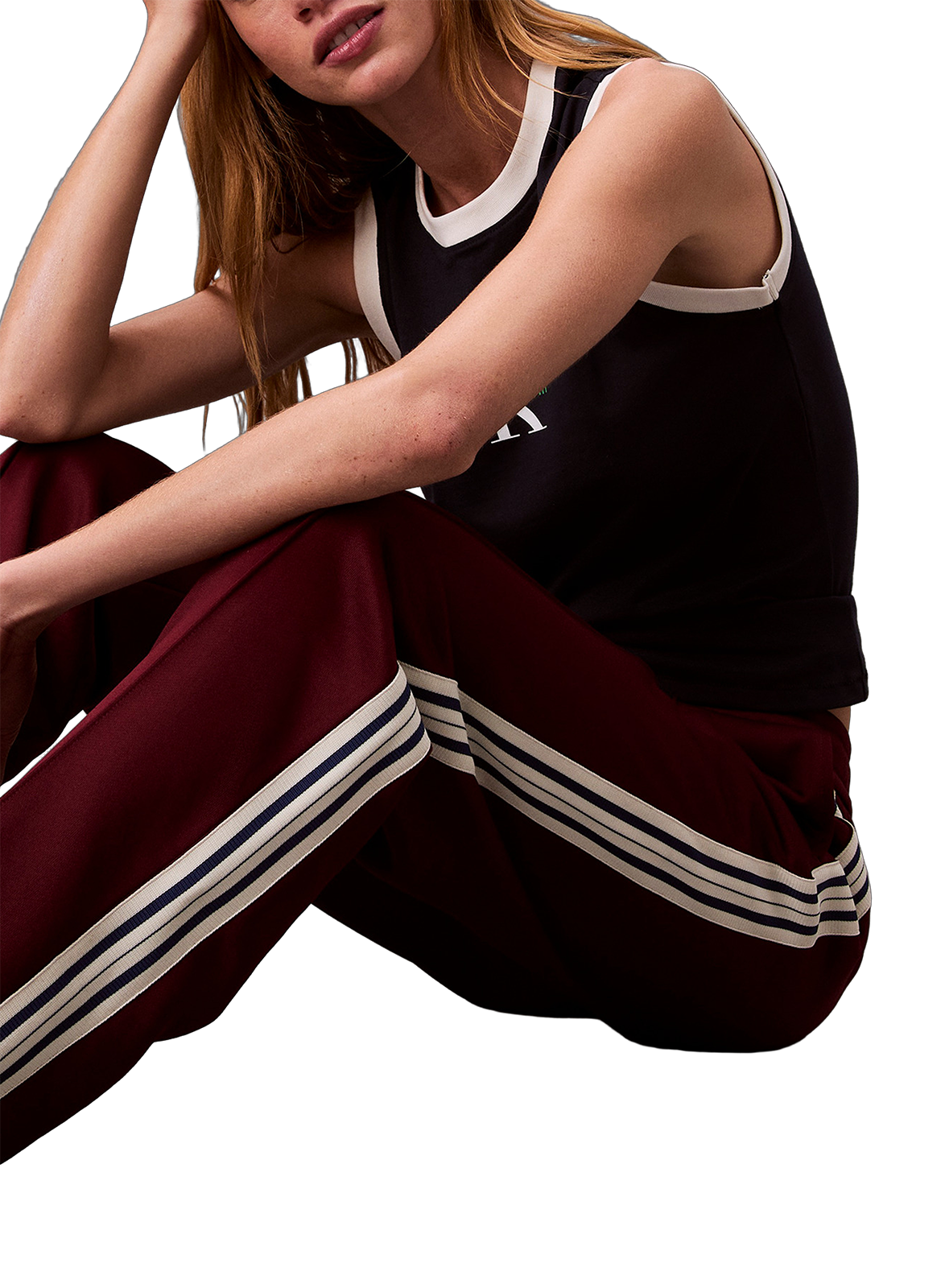 CALVIN KLEIN Pantalon de jogging Rouge