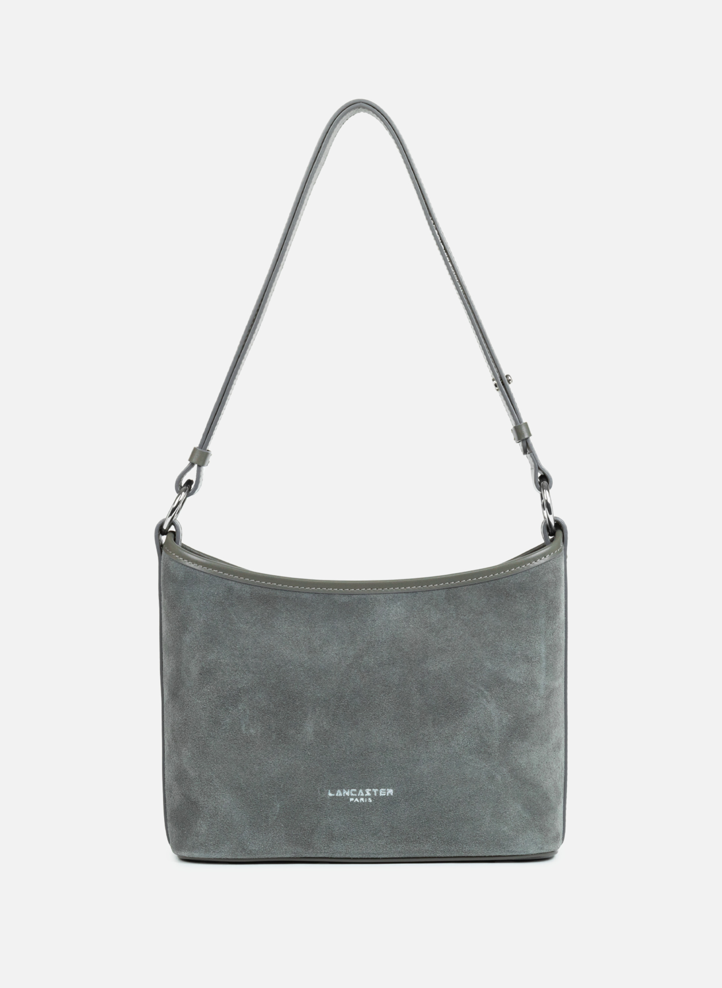 LANCASTER Small bucket bag - Suède Grey