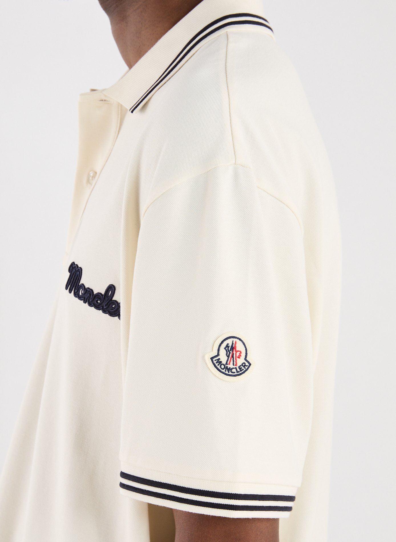  Cotton polo shirt  MONCLER White