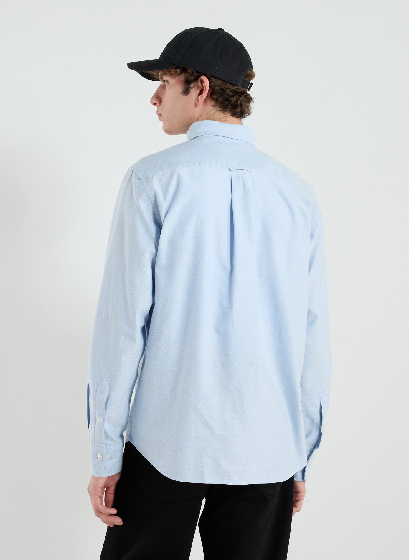 Cotton shirt GANT Blue