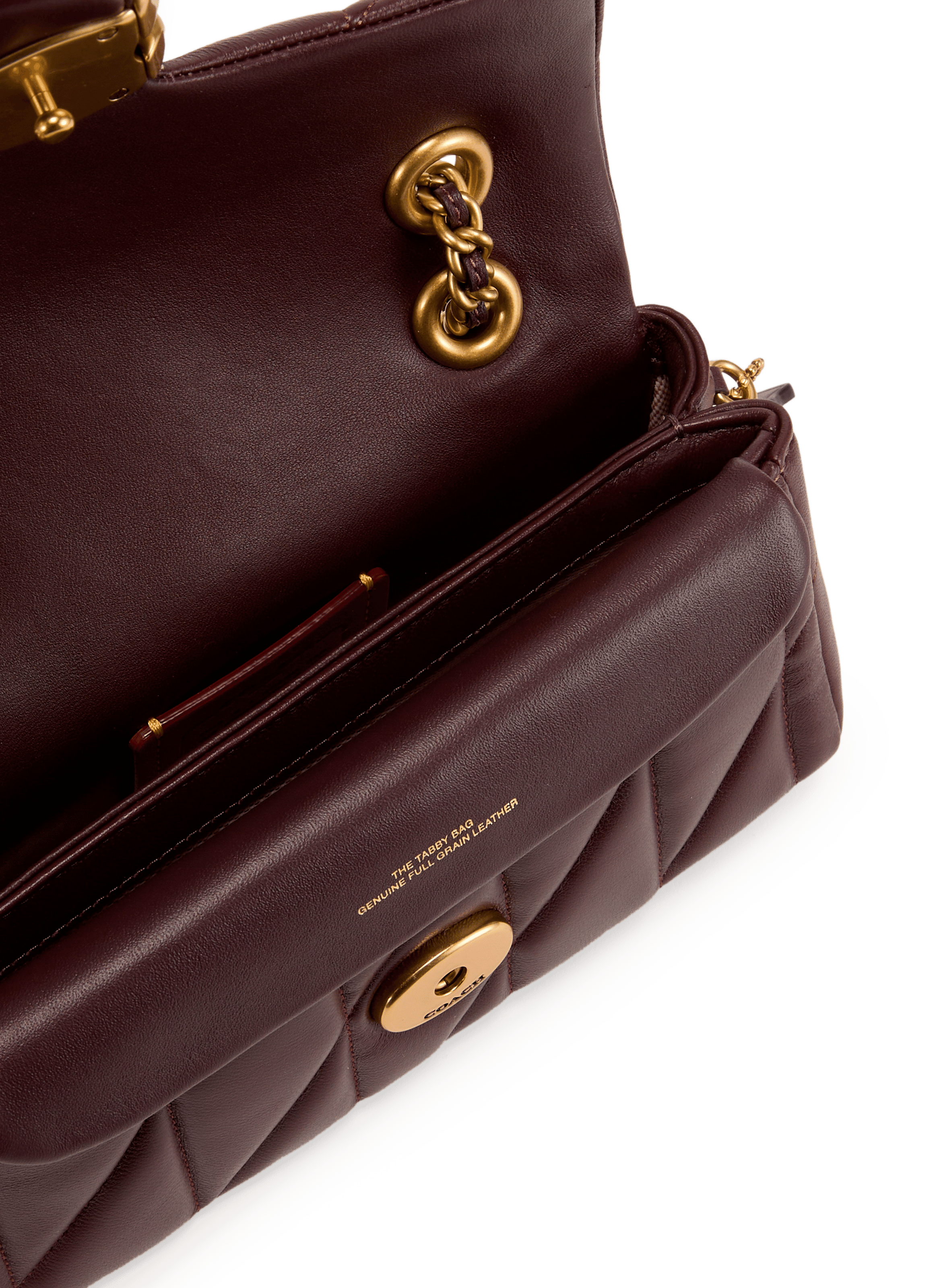 Sac à bandoulière matelasée COACH Violet