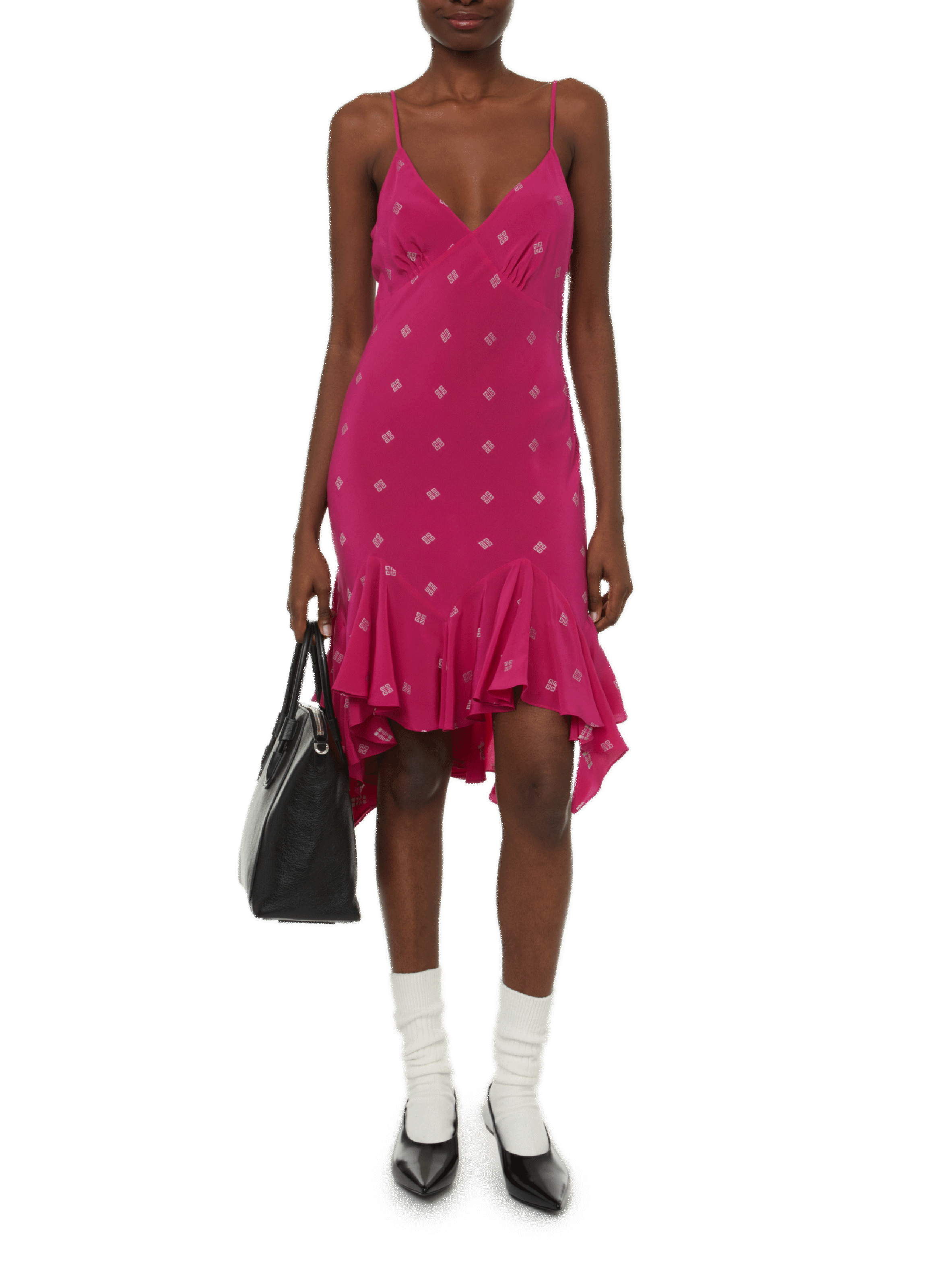 GIVENCHY Robe en soie  Rose