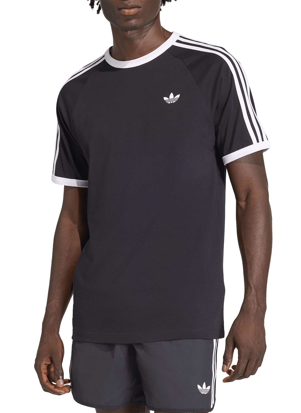 ADIDAS Short-Sleeve Cotton T-Shirt  Black