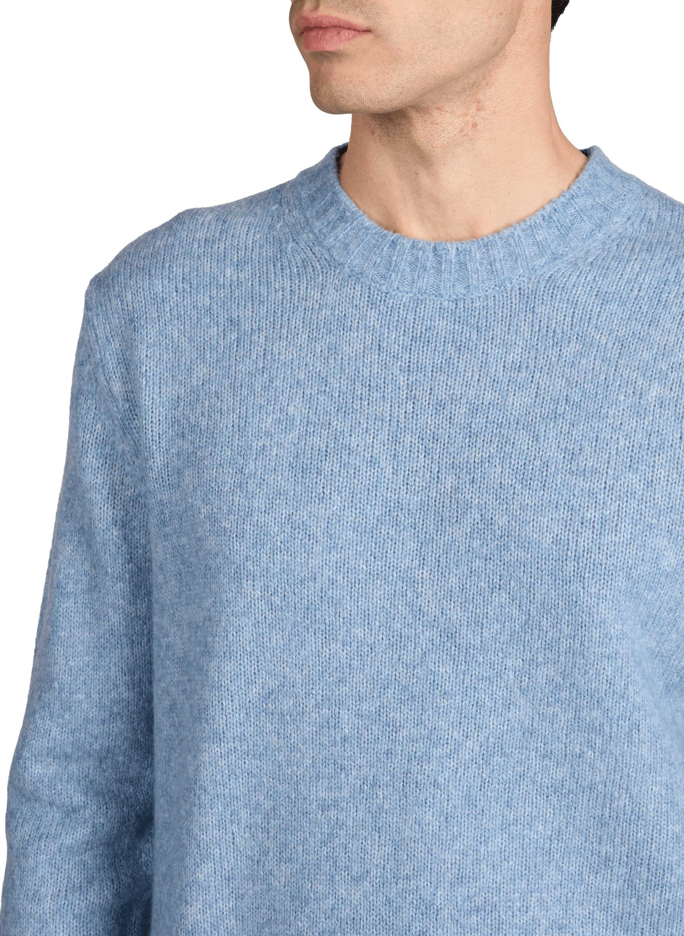 Pull en laine mérinos NN.07 Bleu