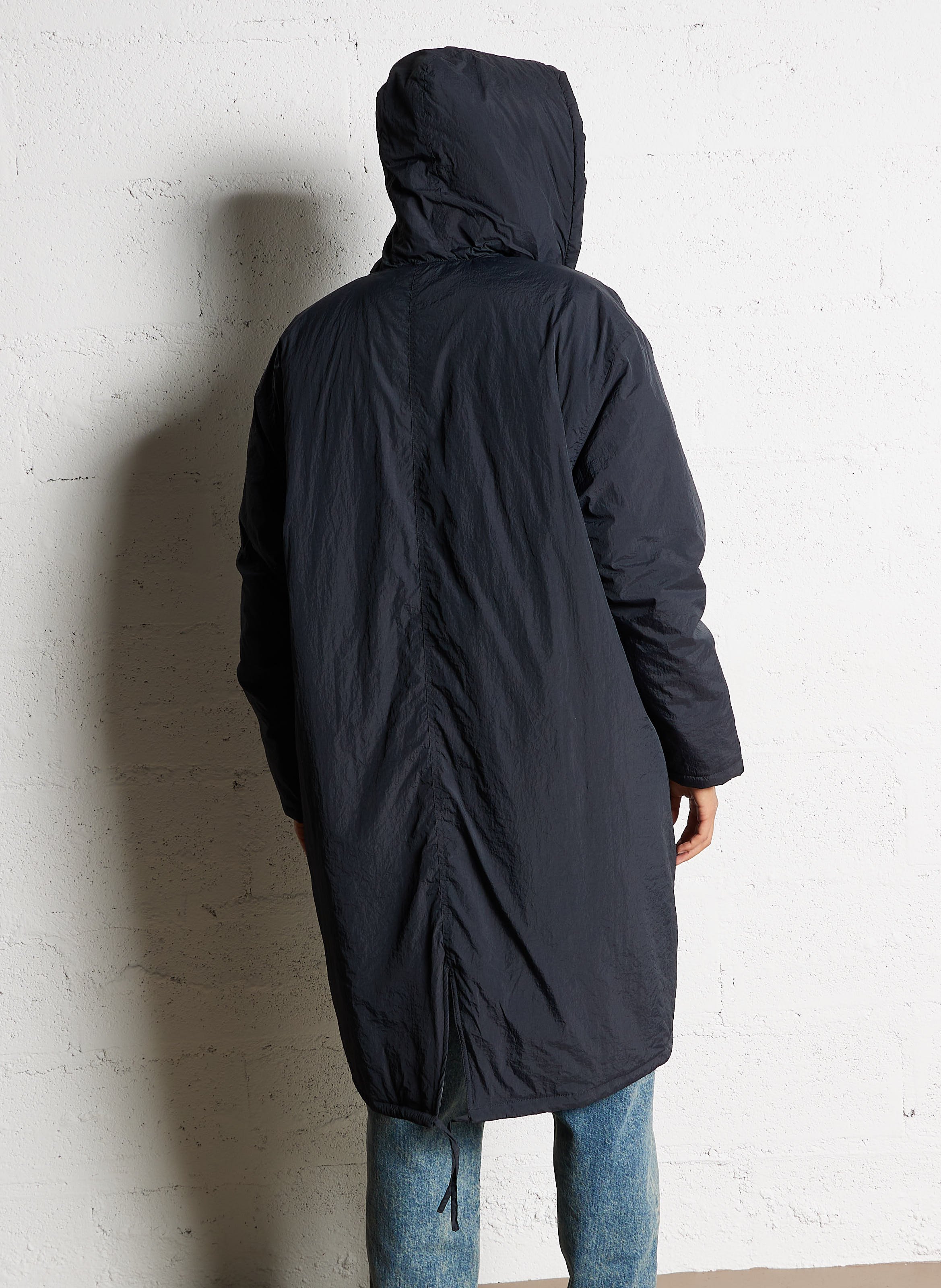 Parka col montant ample zotcity AMERICAN VINTAGE Noir