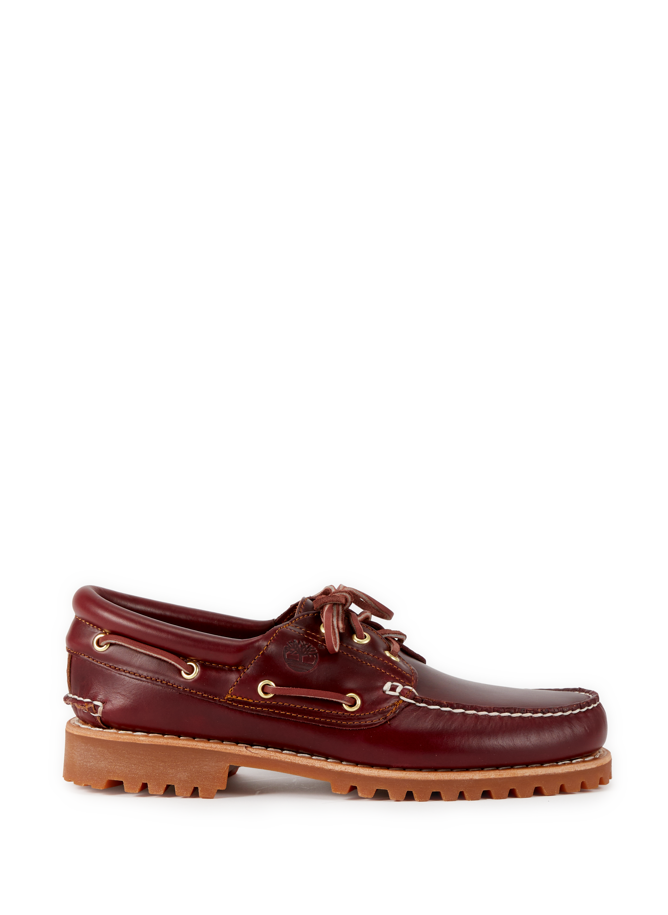 Mocassins en cuir avec surpiqûres TIMBERLAND Rouge