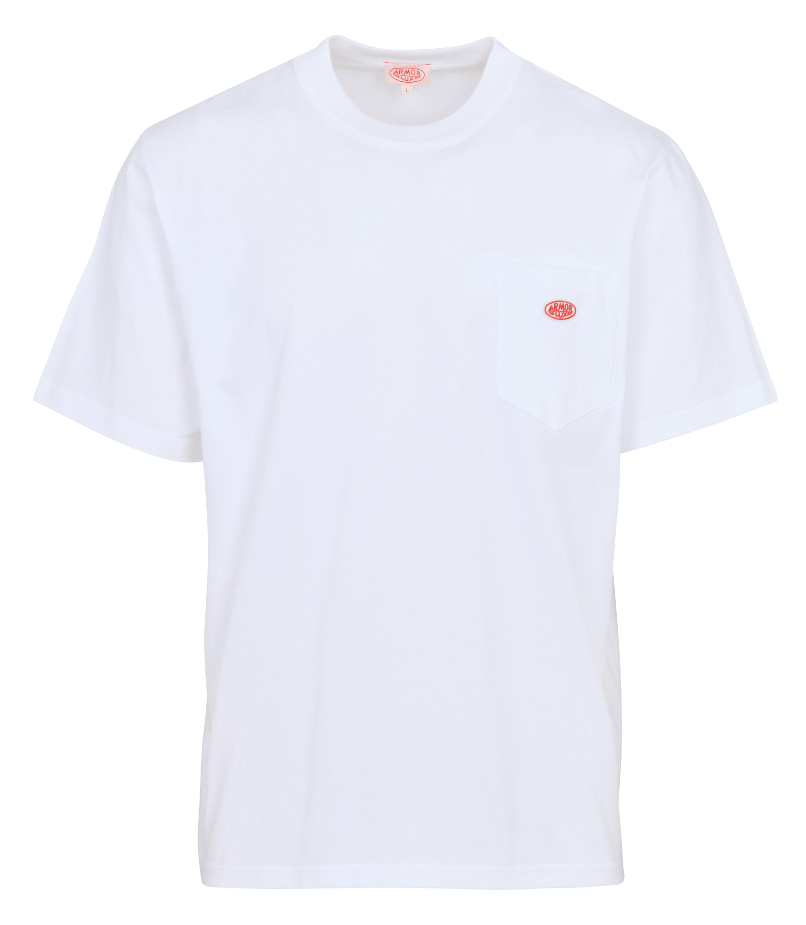 Tee-shirt droit en coton bio heritage ARMOR-LUX Blanc