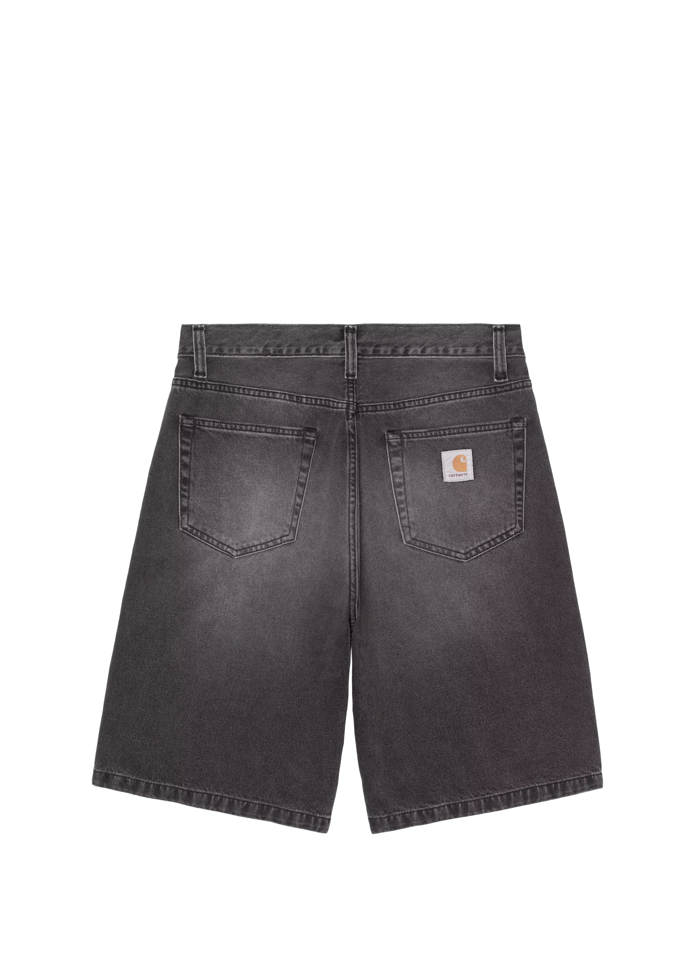 Wide-leg denim shorts CARHARTT WIP Black