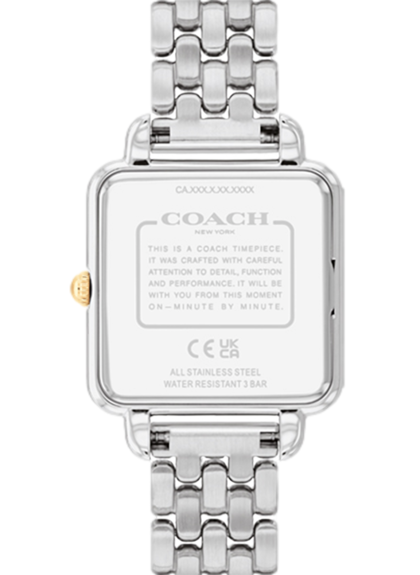 Montre quartz Cass en acier inoxydable COACH MONTRES Multicolore