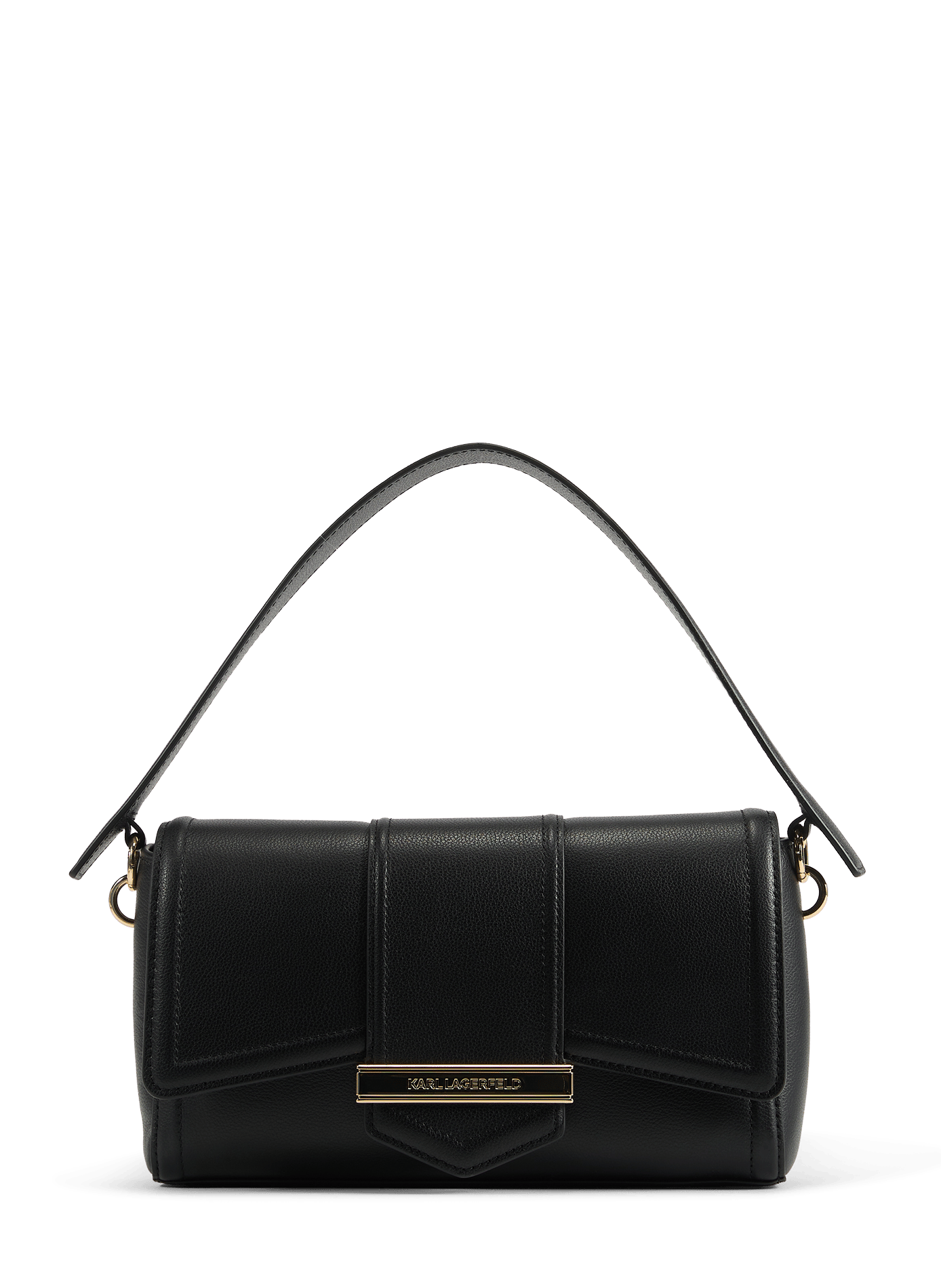 K Nova Medium grained leather handbag KARL LAGERFELD Multicolour