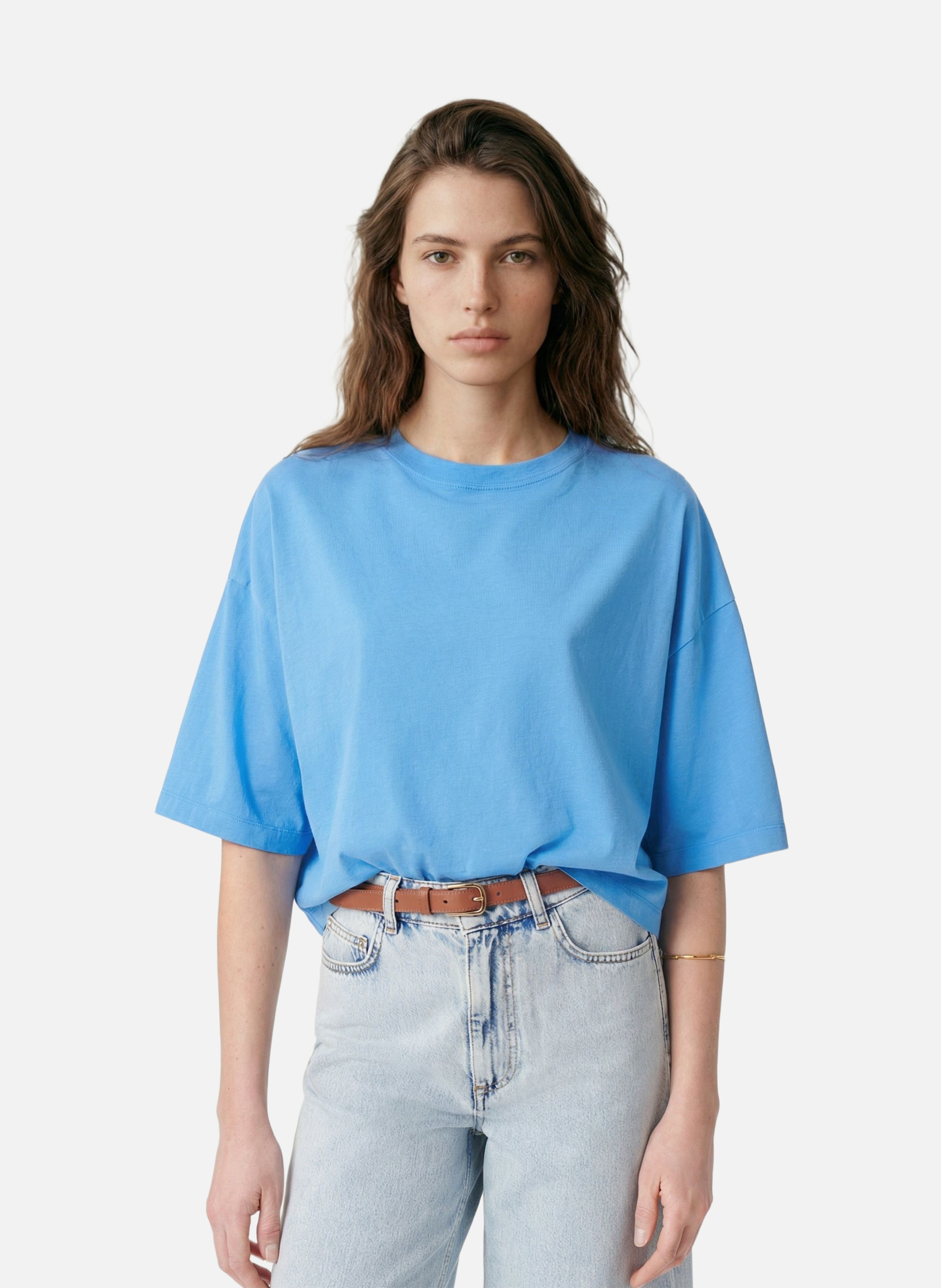 T-shirt camomille VANESSA BRUNO Bleu