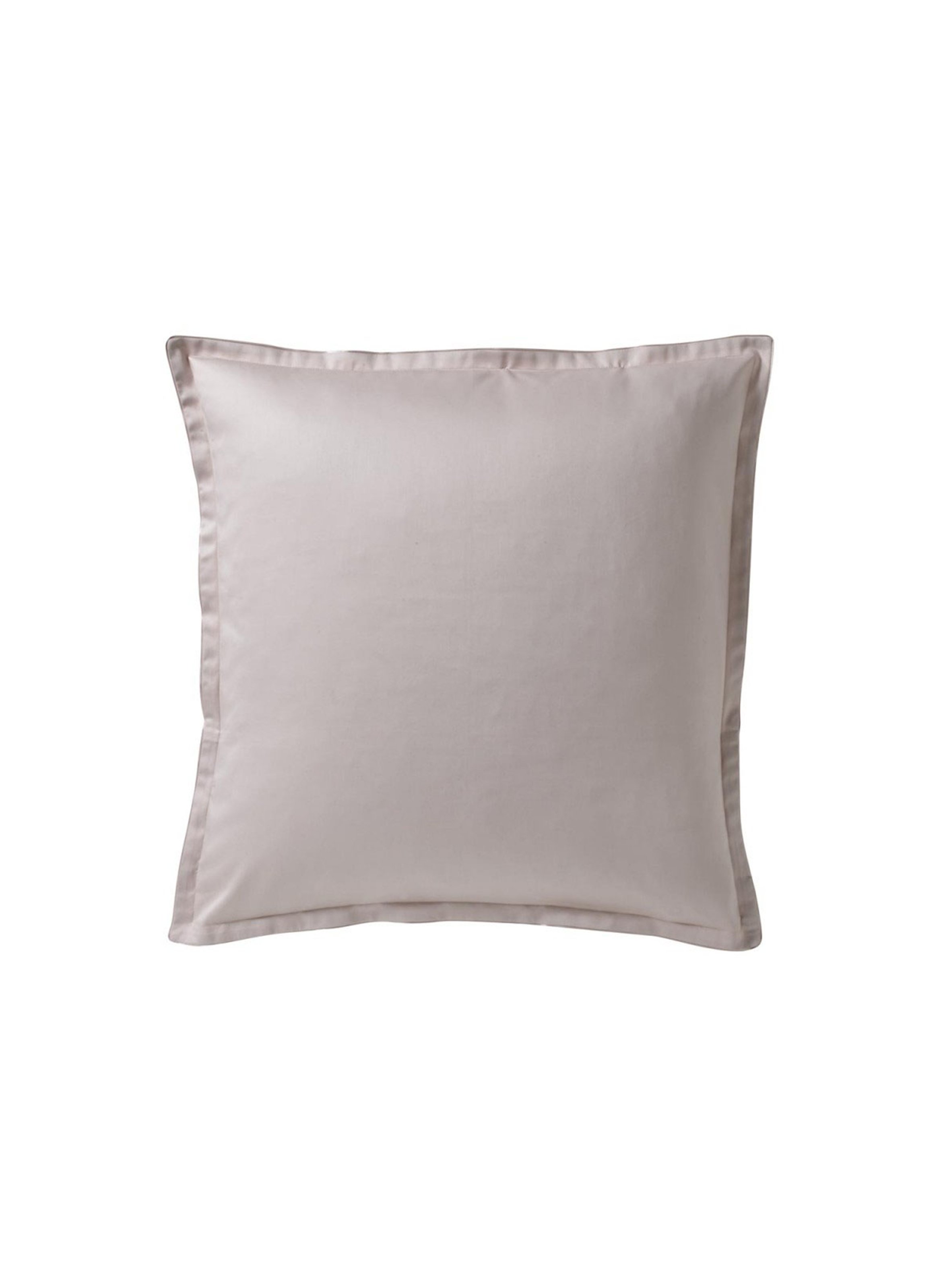 Taie d'oreiller unie en satin de coton, teophile  Rose
