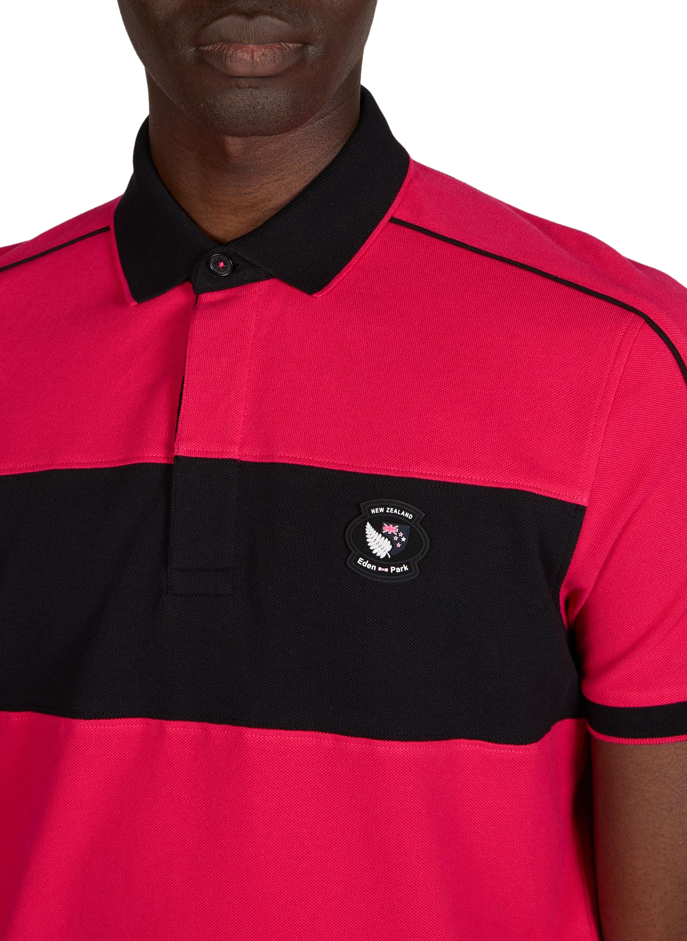 Polo à manches courtes en coton EDEN PARK Rose
