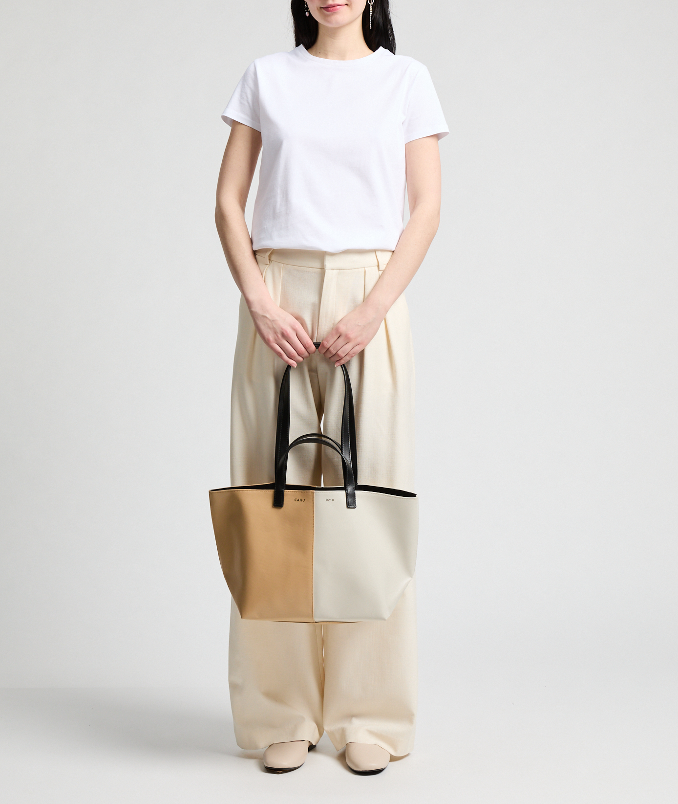 Textured trousers SAISON 1865 Beige