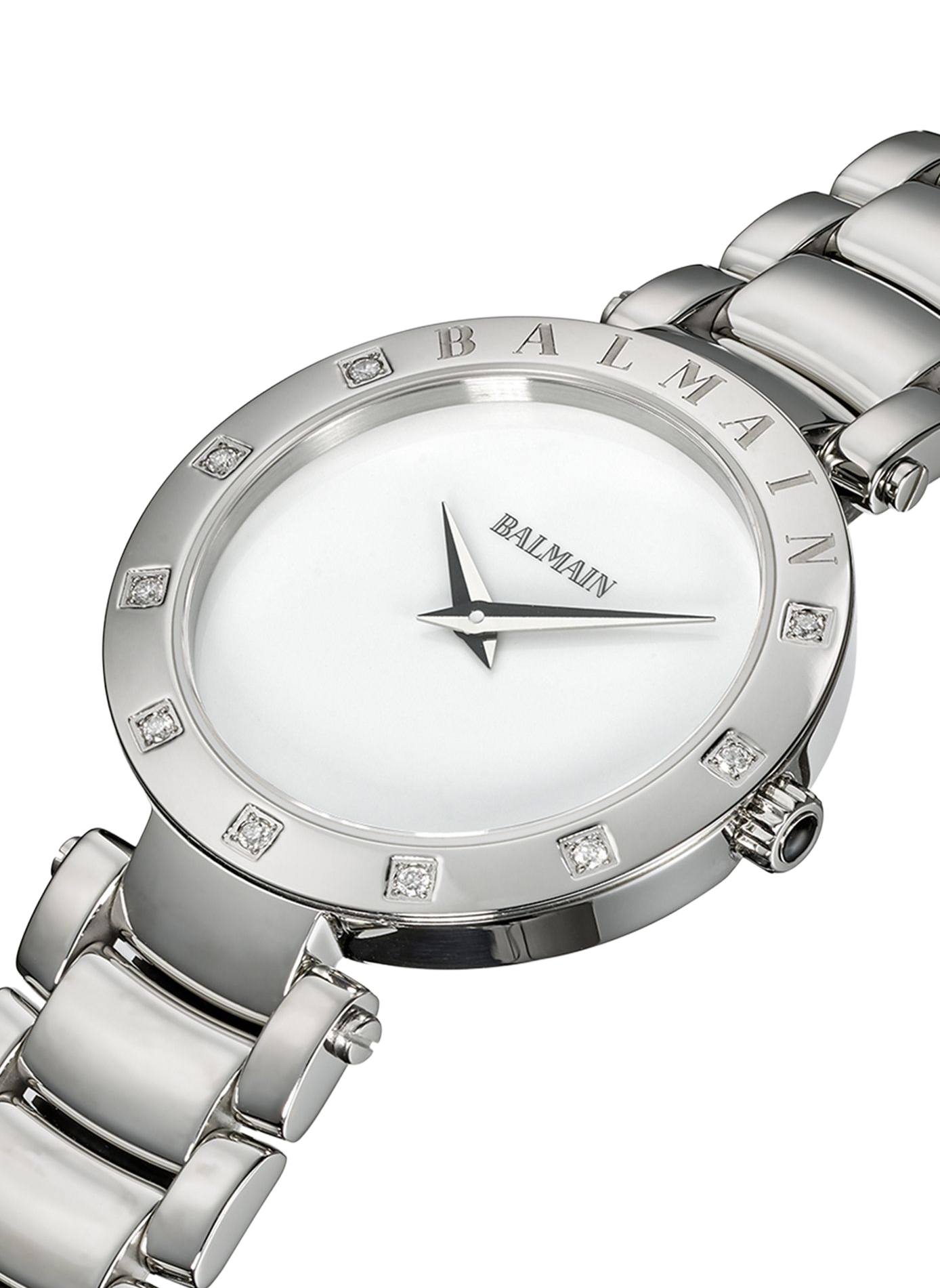 Montre quartz Balmainia en acier inoxydable BALMAIN WATCHES Argent